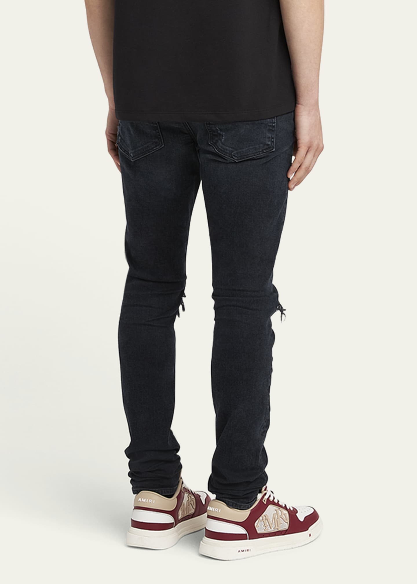 Amiri Men's MX1 Ultra Suede Skinny Jeans Image 3 of 5