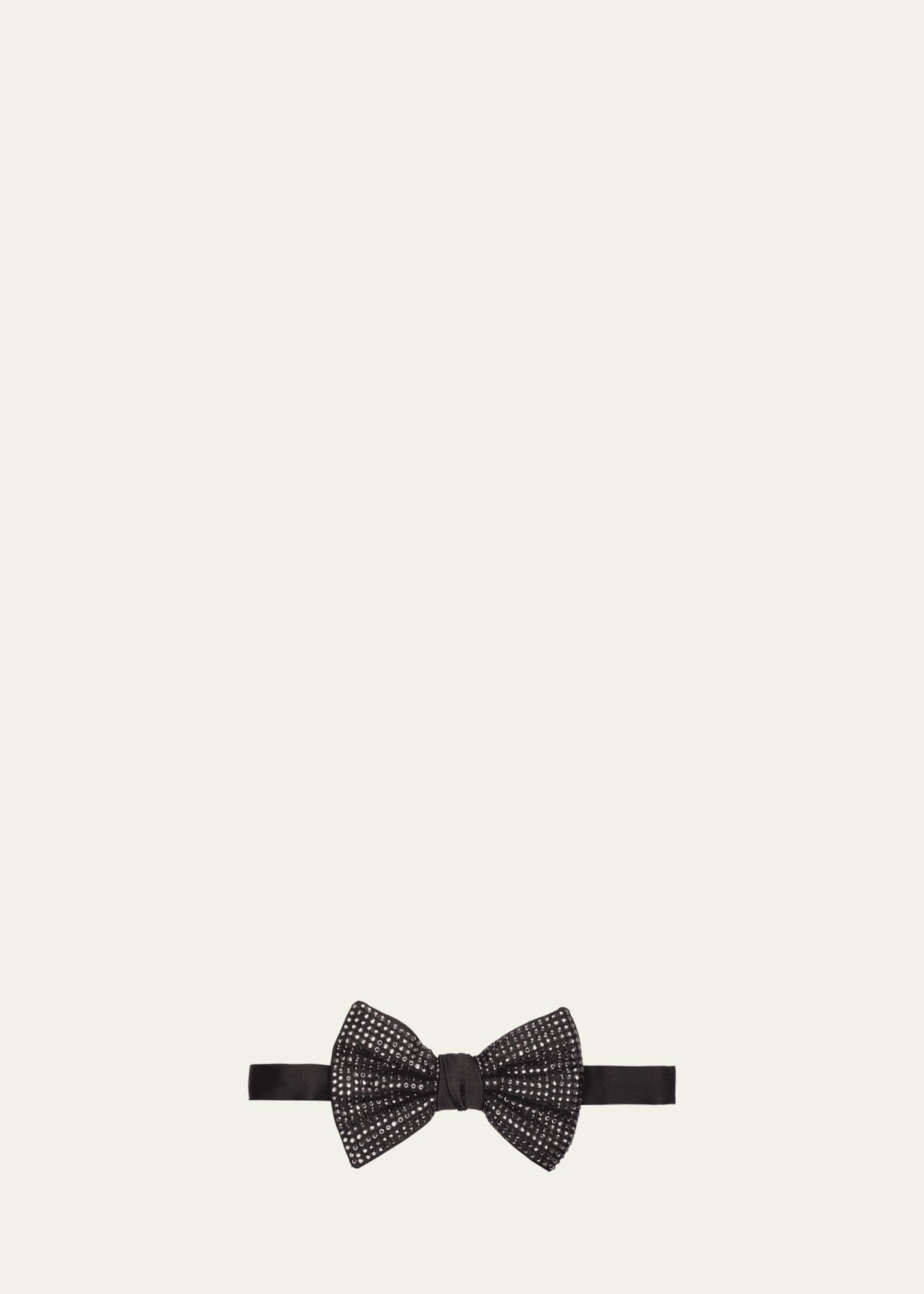 Giorgio Armani Men's Crystal-Embellished Silk Bow Tie