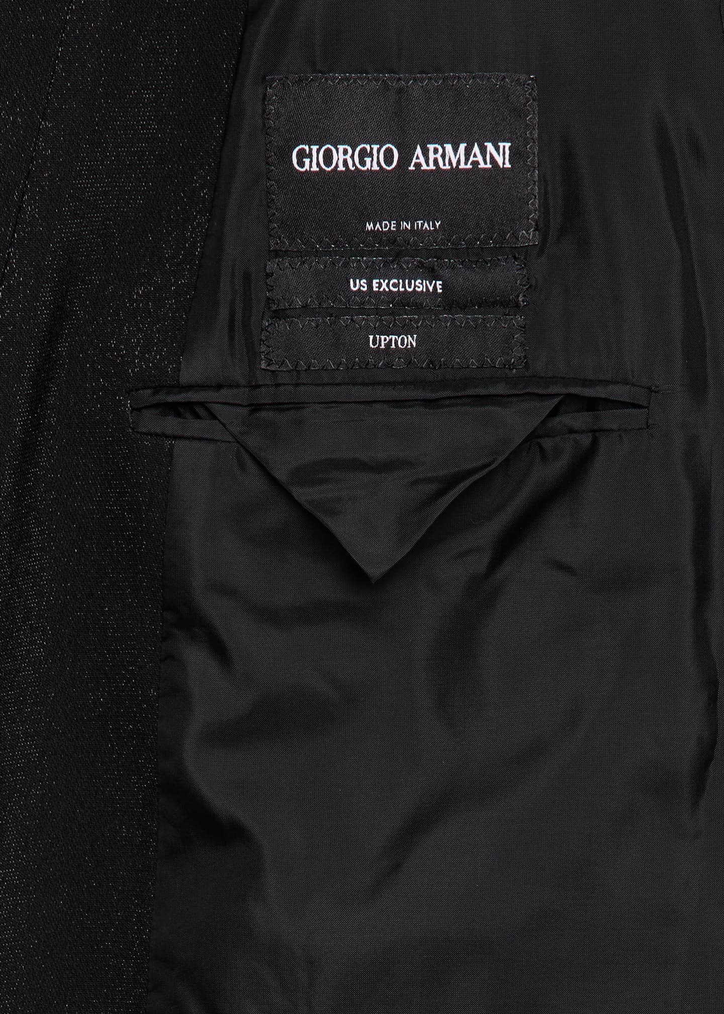 Giorgio Armani Men's Upton Strass-Trim Smoking Blazer Image 6 of 8