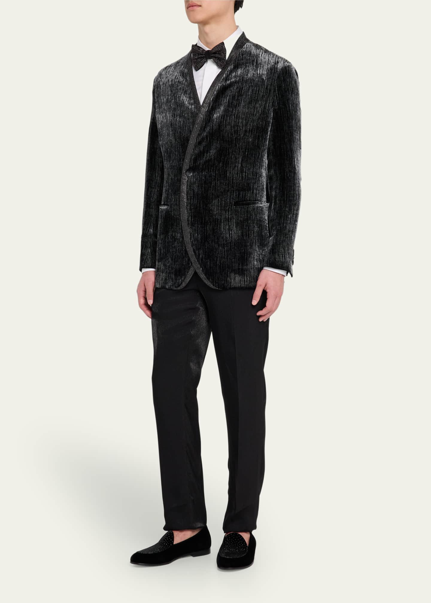 Giorgio Armani Men's Cotton Placket Formal Shirt Image 2 of 5