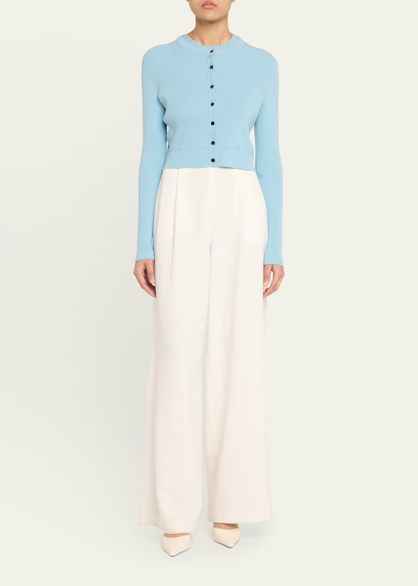 Toccin Zoe Classic Cropped Cardigan Image 2 of 5