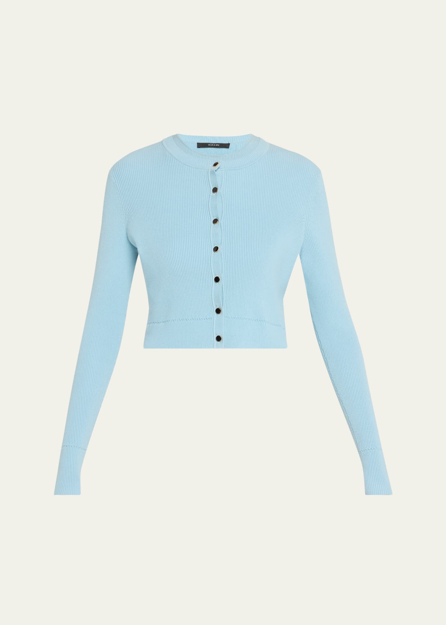 Toccin Zoe Classic Cropped Cardigan Image 1 of 5