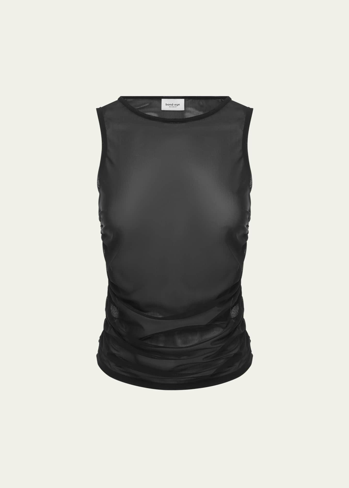 Mesh swim tank top best sale