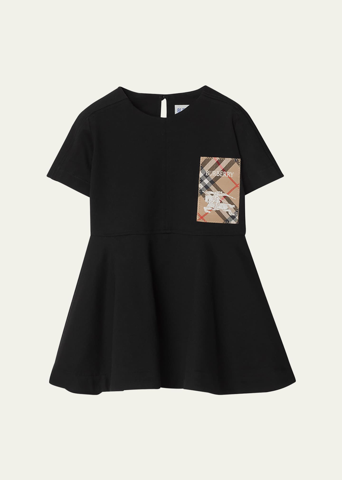 BURBERRY アヴリル テディインターシャ セータードレス　128 BURBERRY アヴリル テディインターシャ セータードレス 128 【公式通販】