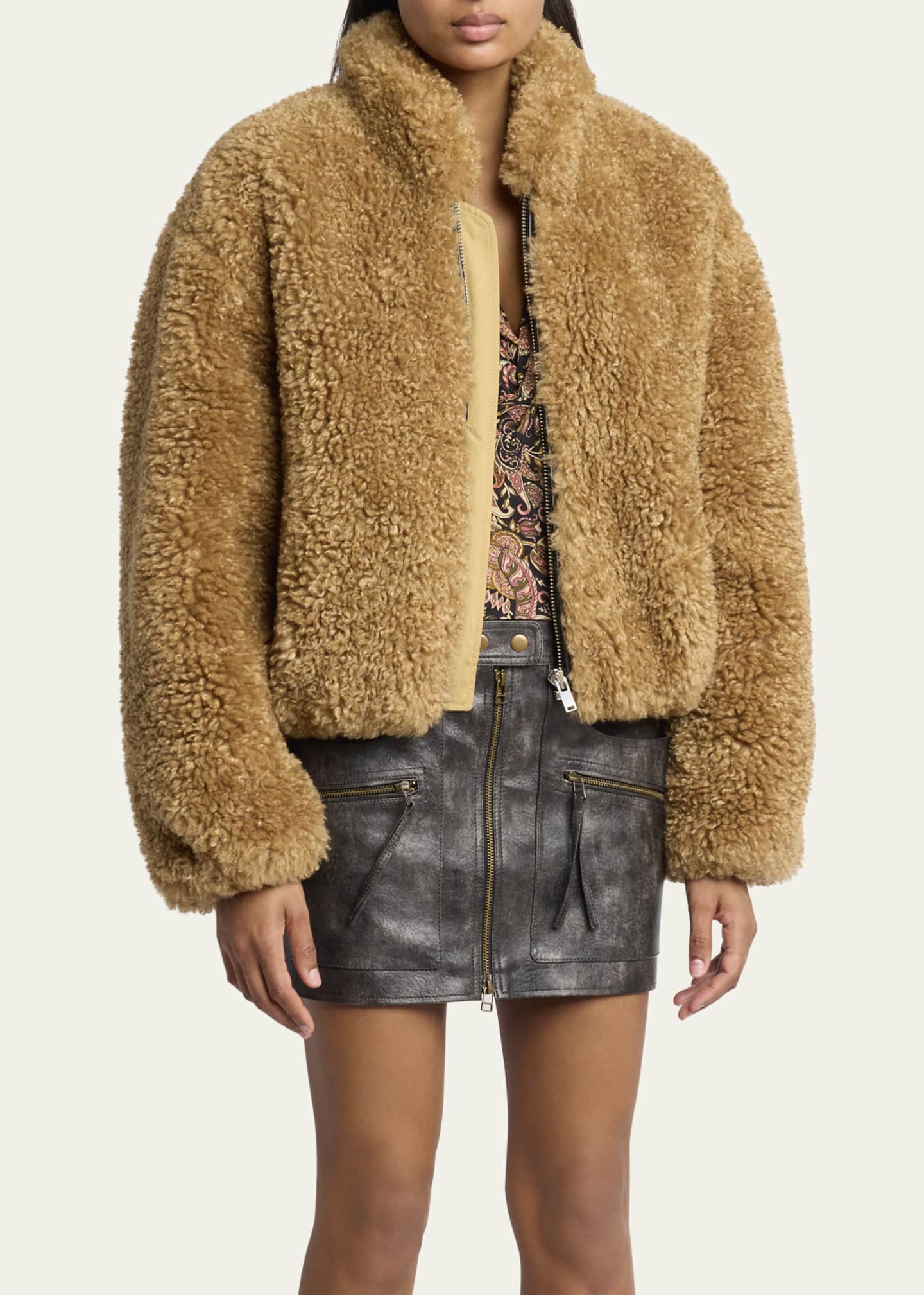 Etoile Isabel Marant Anasta Faux Fur Jacket - Bergdorf Goodman
