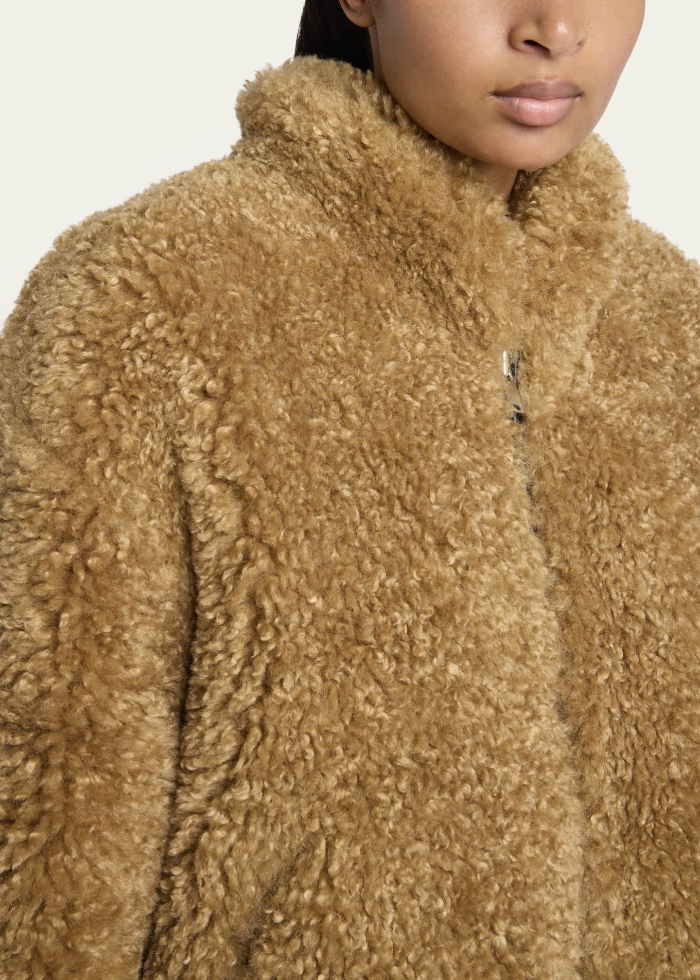 【関税込み】Isabel Marant Etoile ベージュ Anasta ジャケット Isabel Marant Étoile Women's Anasta Teddy Jacket in Ecru