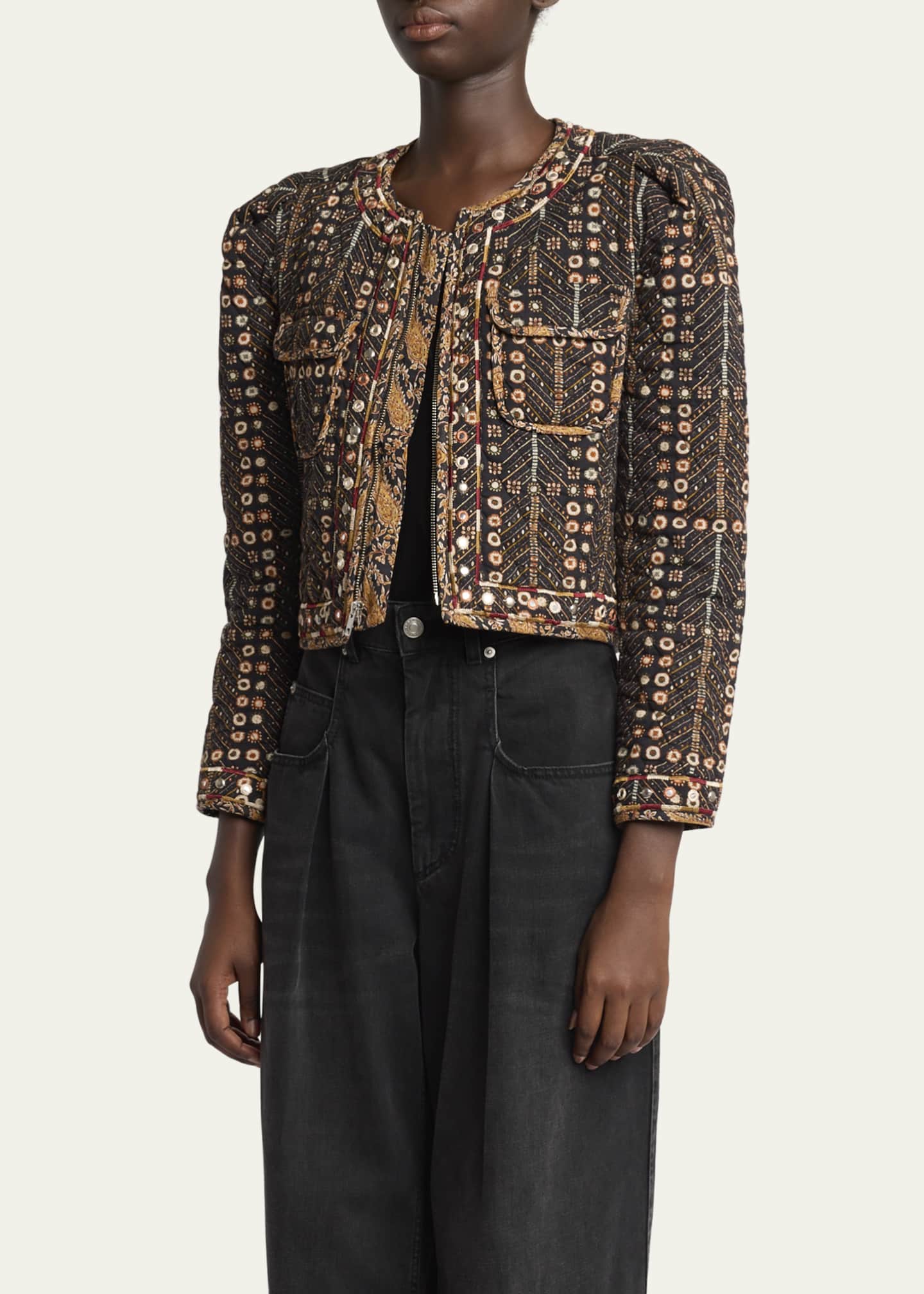 Etoile Isabel Marant Christy Quilted Jacket Image 4 of 5