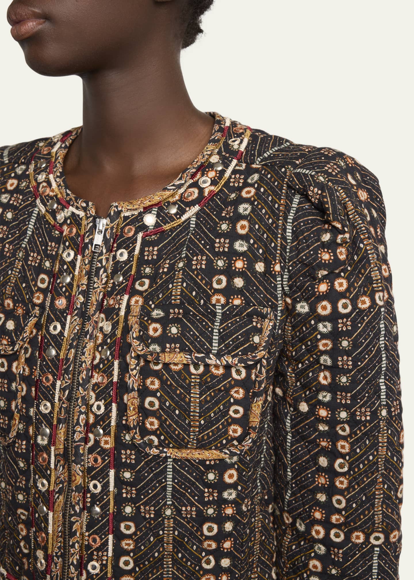 Etoile Isabel Marant Christy Quilted Jacket Image 5 of 5
