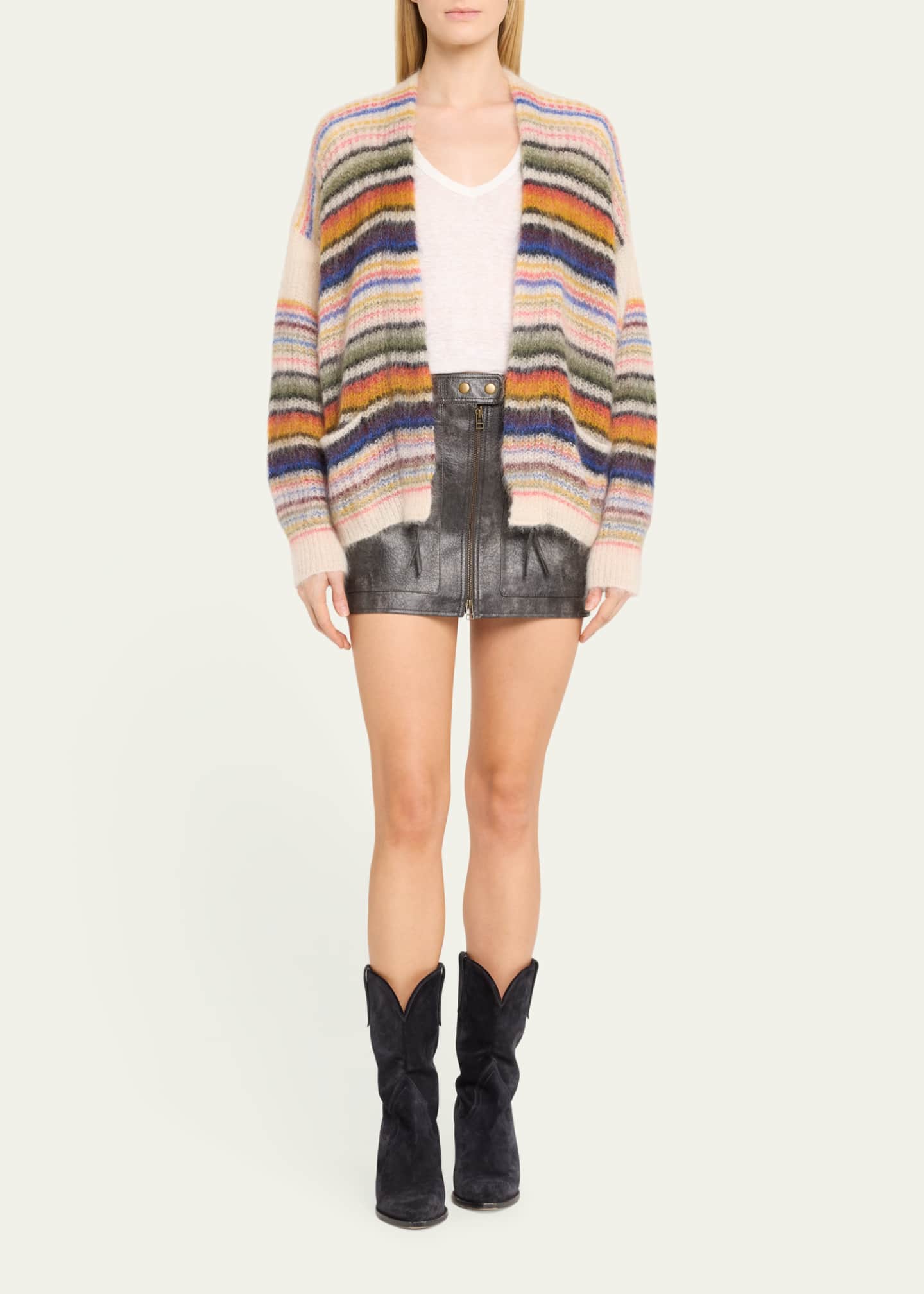 Etoile Isabel Marant Dana Stripe Cardigan Image 2 of 5