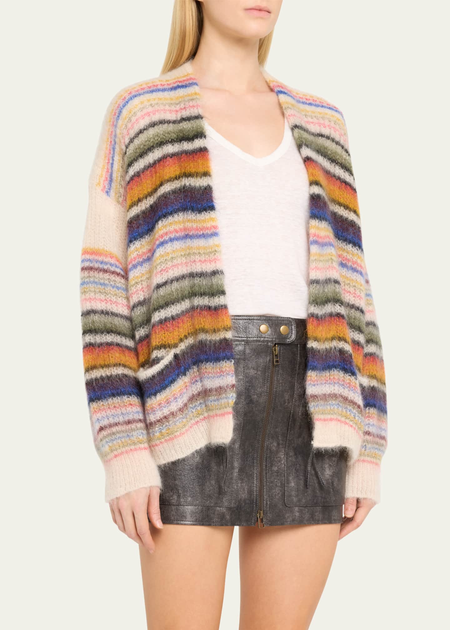 Etoile Isabel Marant Dana Stripe Cardigan Image 4 of 5