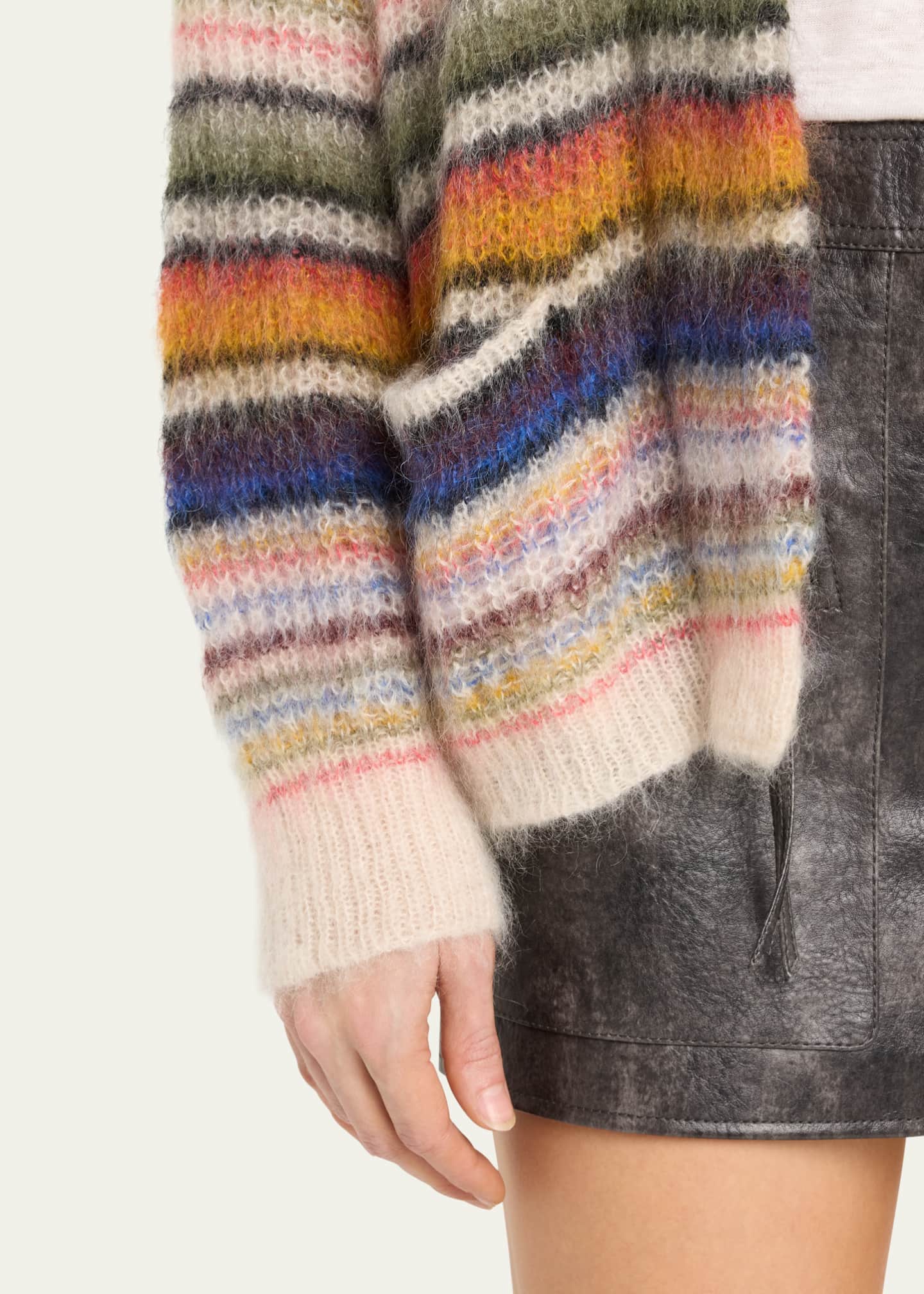 Etoile Isabel Marant Dana Stripe Cardigan Image 5 of 5