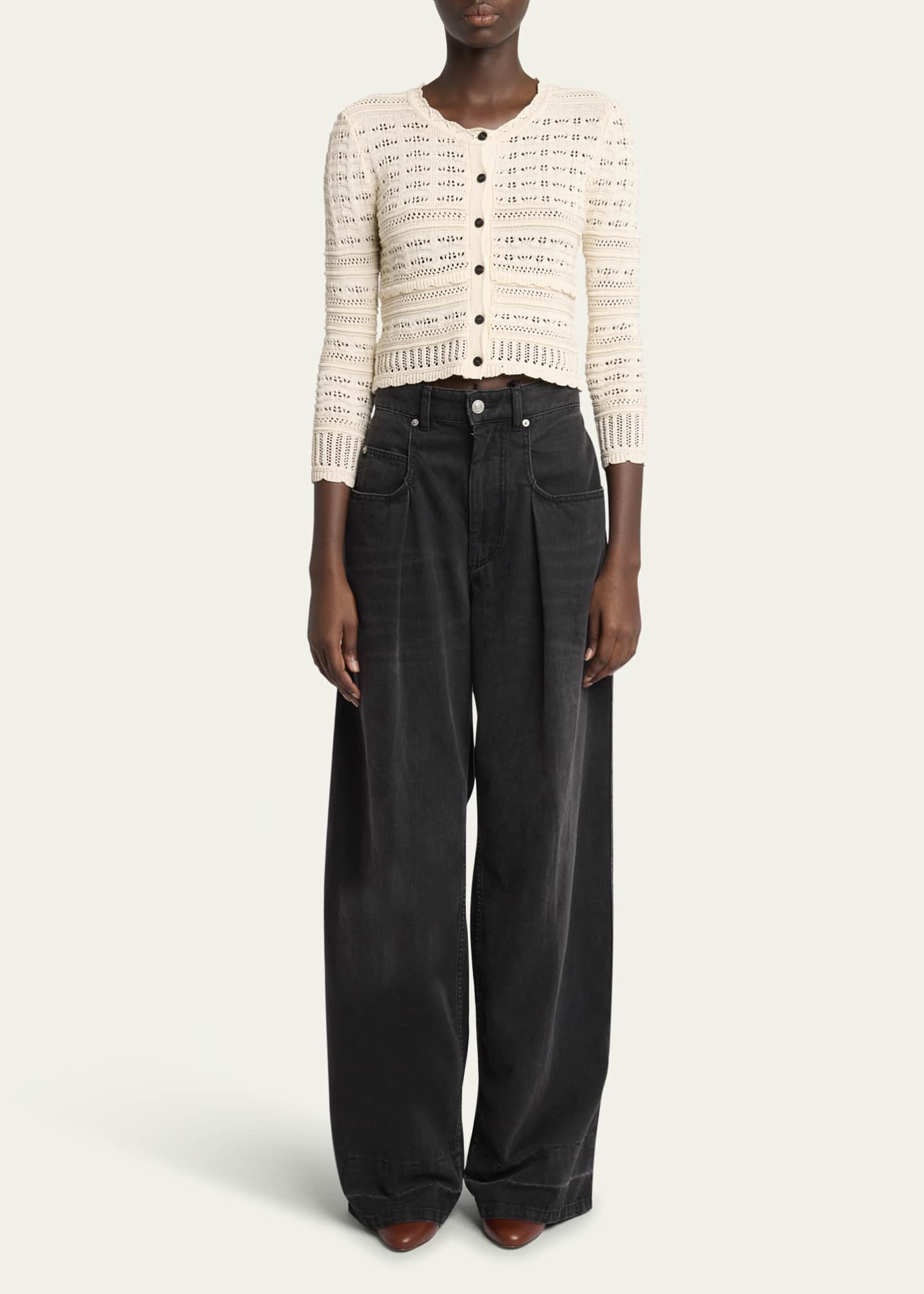 Etoile Isabel Marant Ajaline Openwork Cardigan Image 2 of 5