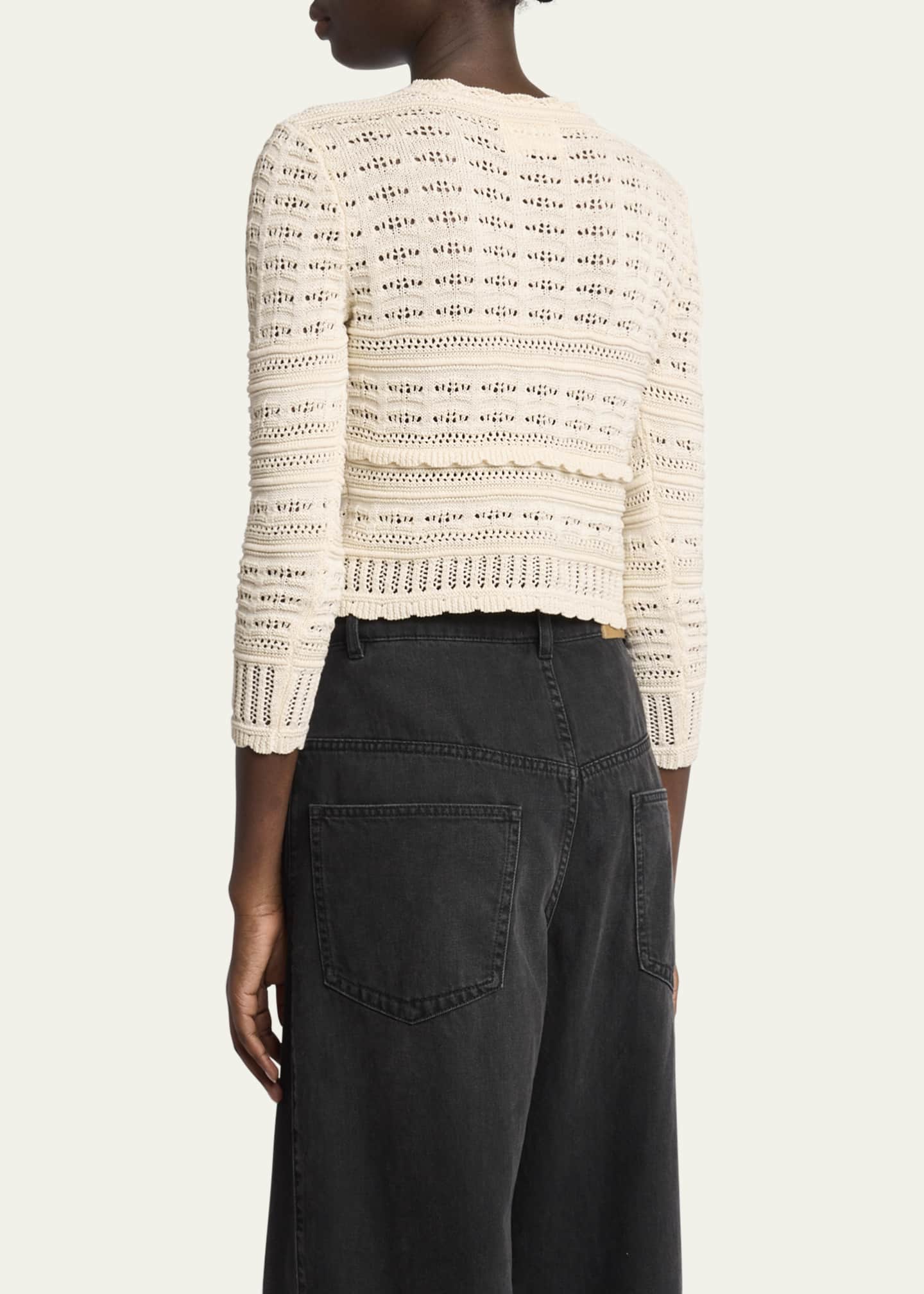Etoile Isabel Marant Ajaline Openwork Cardigan Image 3 of 5