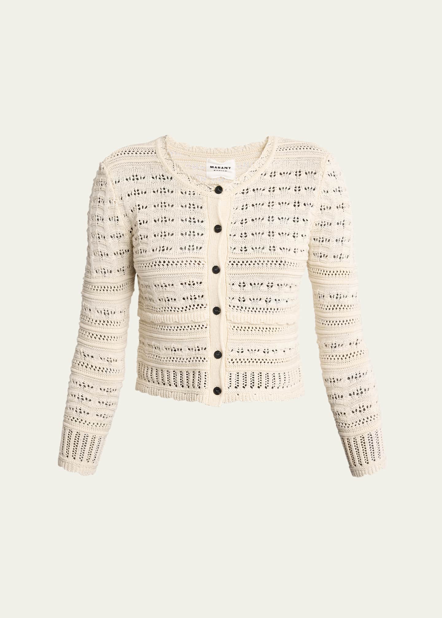 Etoile Isabel Marant Ajaline Openwork Cardigan Image 1 of 5