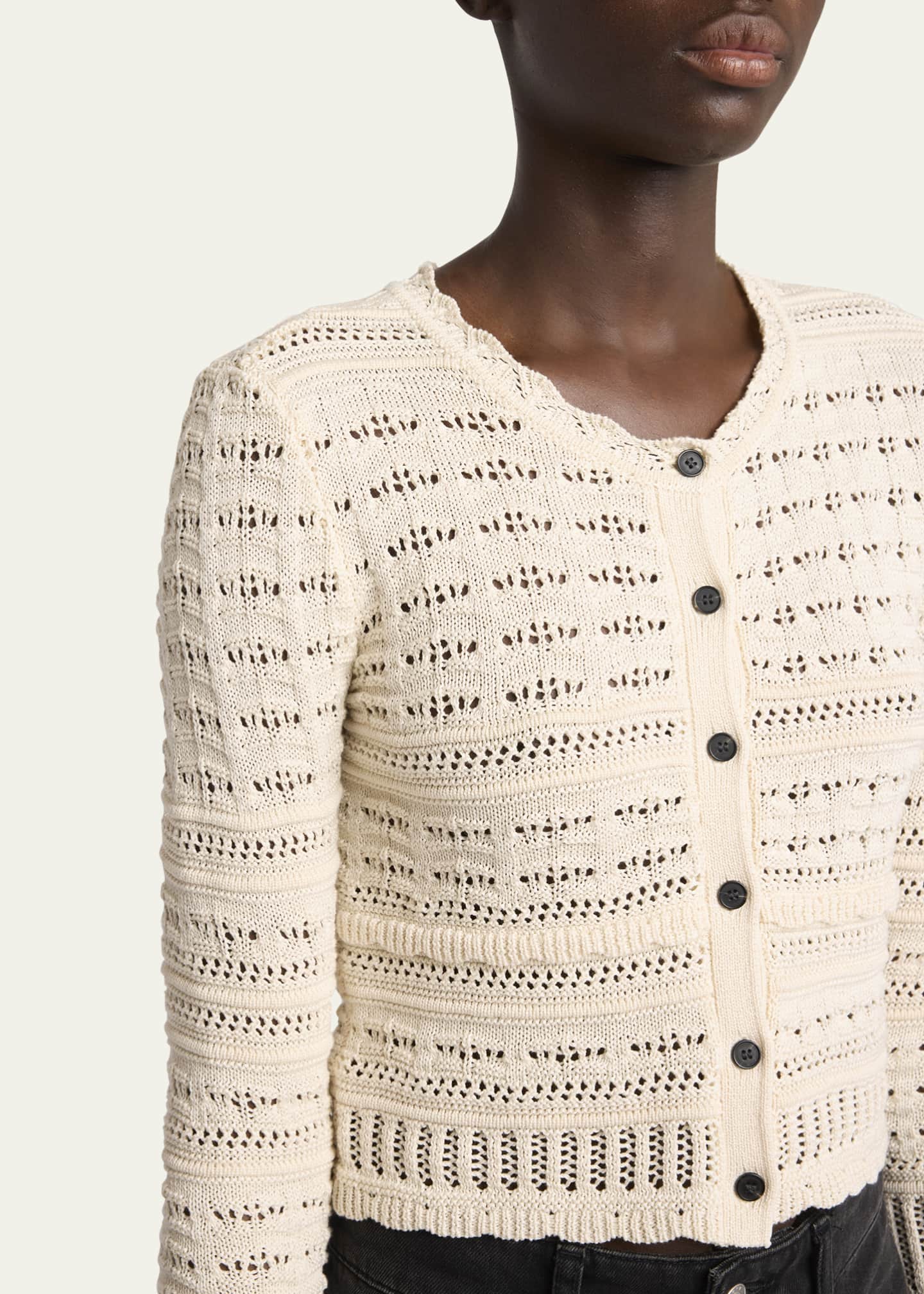 Etoile Isabel Marant Ajaline Openwork Cardigan Image 5 of 5