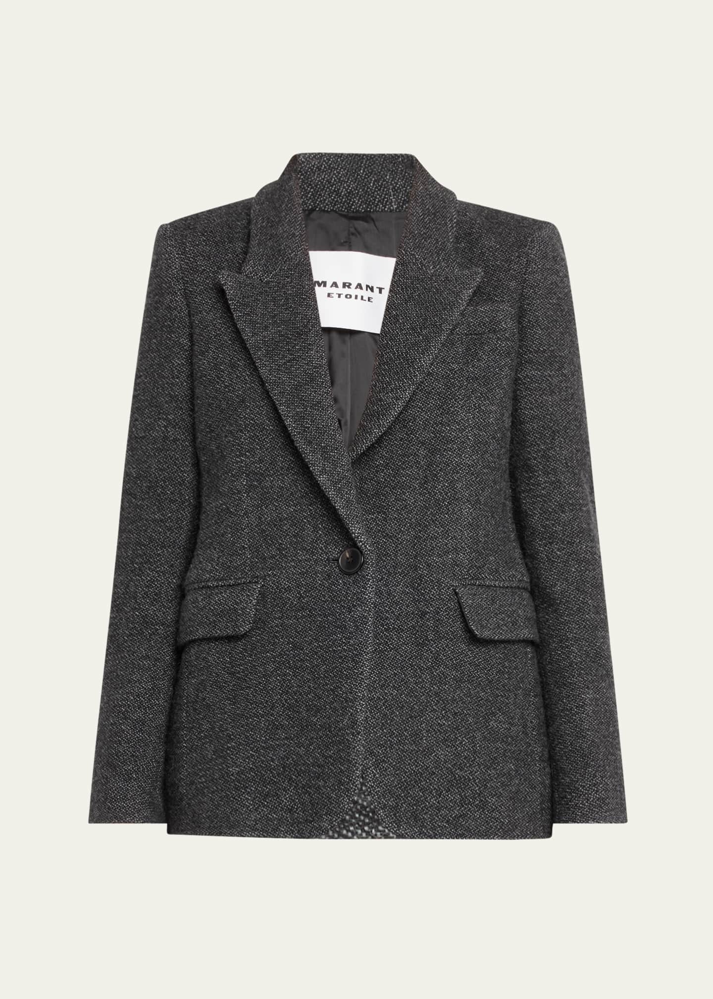 Etoile Isabel Marant Kerstin Single-Breasted Blazer Image 1 of 5