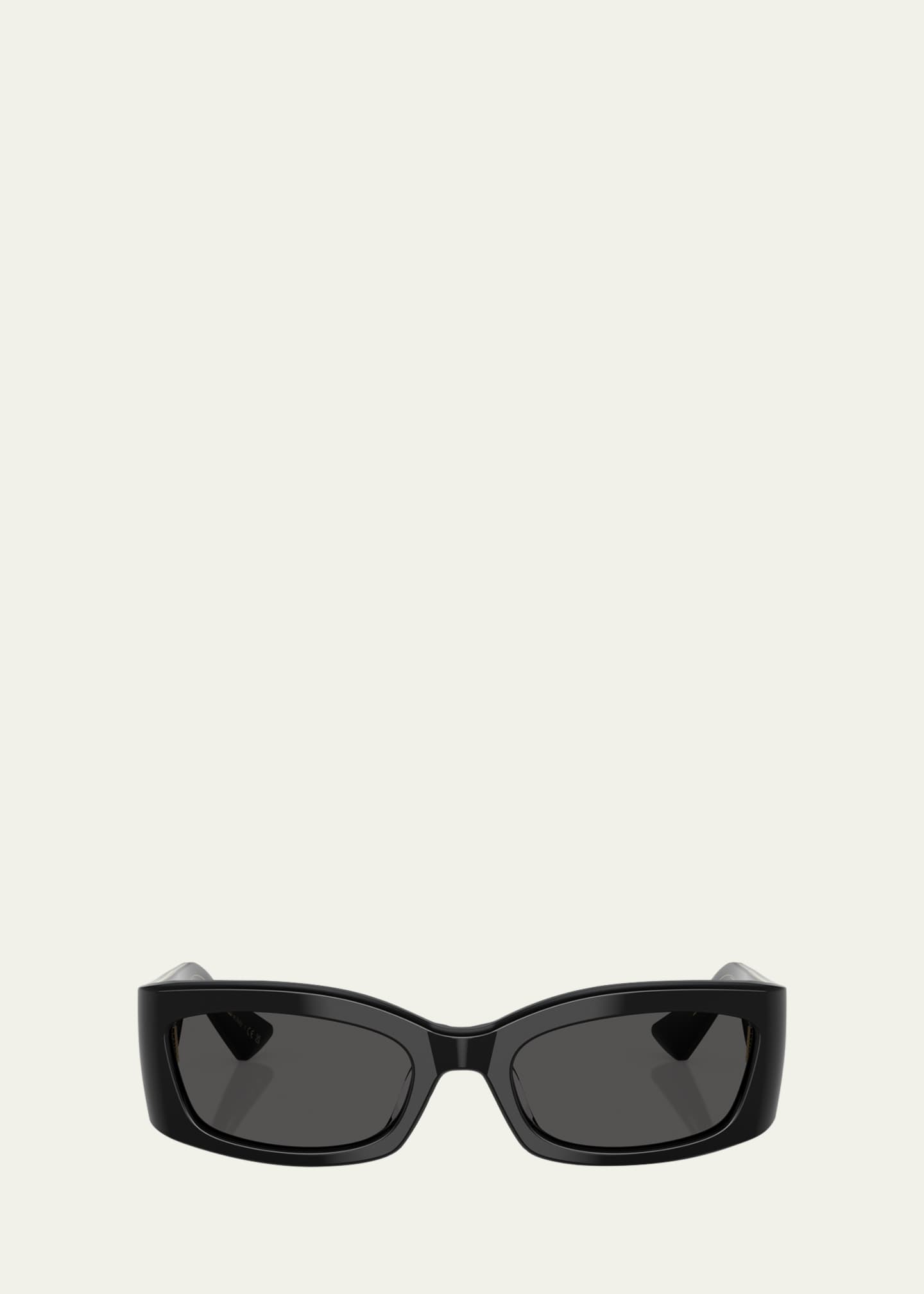 KHAITE x Oliver Peoples Ov5575su Rectangle Acetate Sunglasses Image 1 of 3