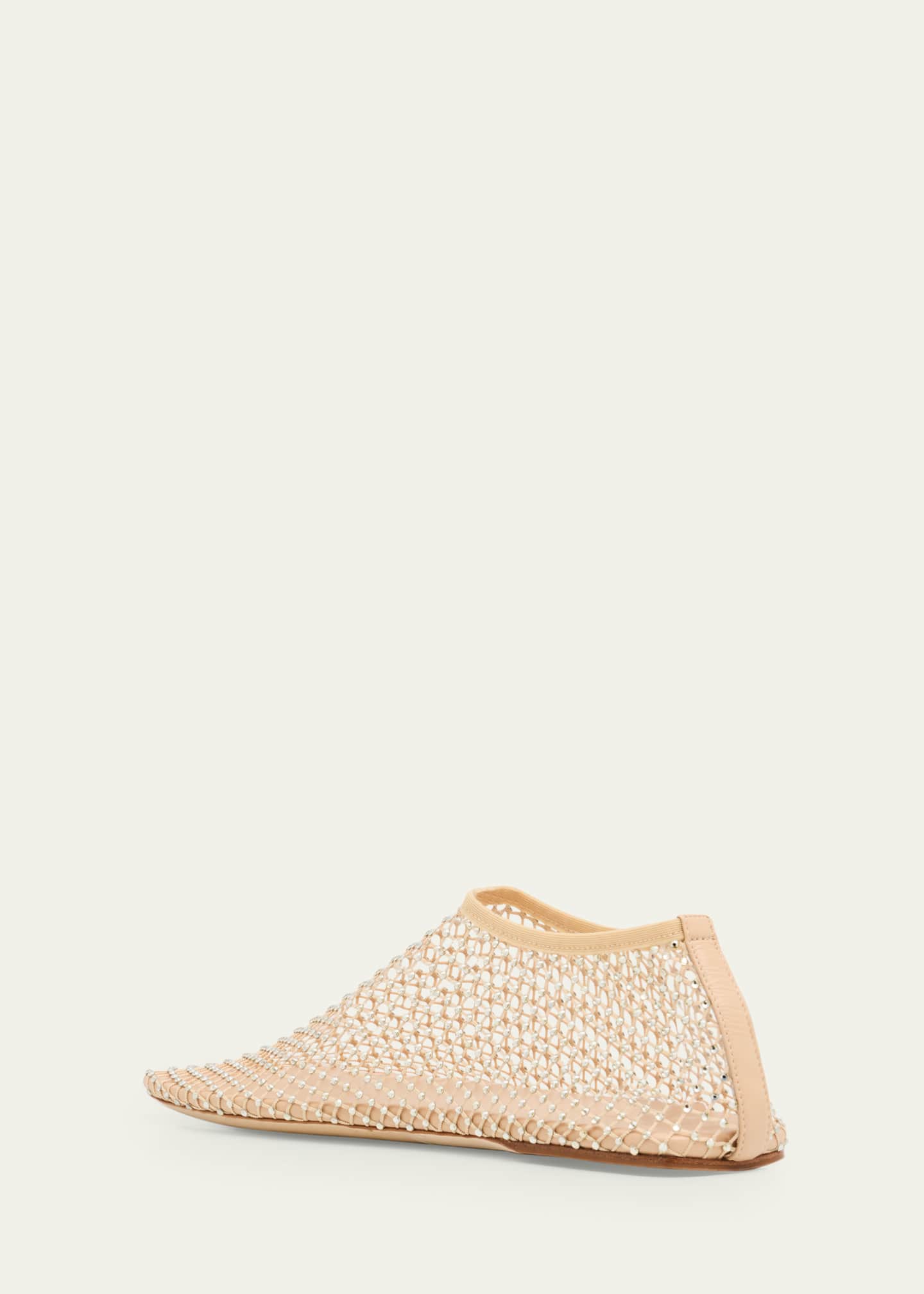 Christopher Esber Minette Crystal Net Slippers Image 4 of 6