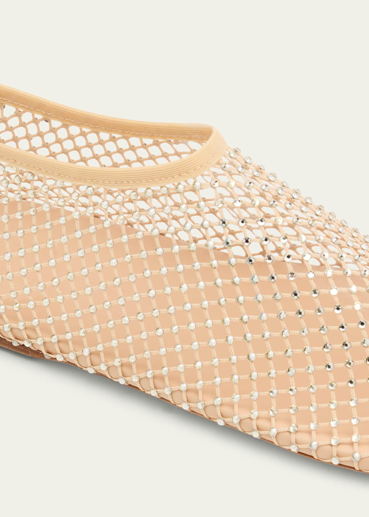 Christopher Esber Minette Crystal Net Slippers Image 5 of 6