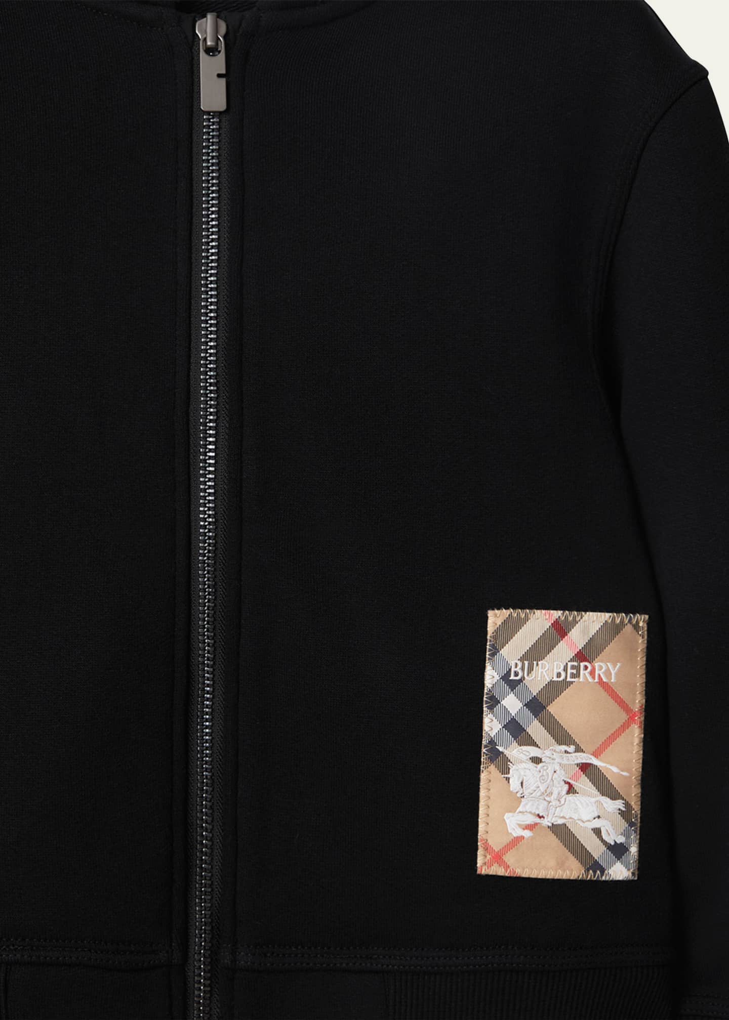 Burberry Boy's Clyde EKD Label Hoodie, Size 3-12 Image 3 of 3
