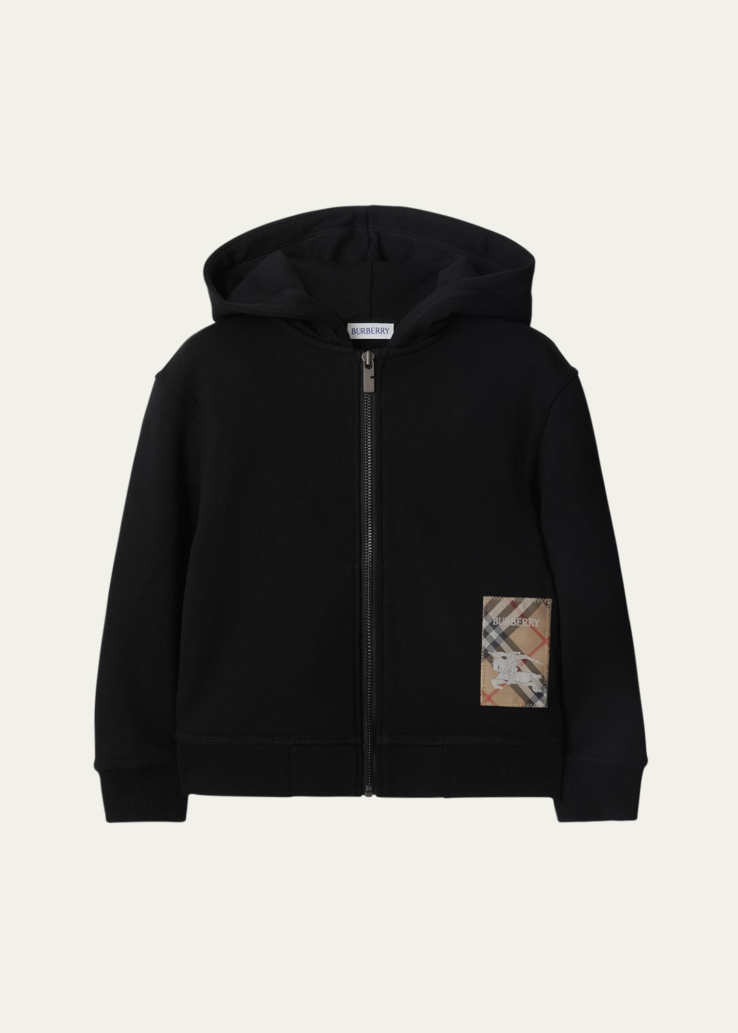 Burberry Boy's Clyde EKD Label Hoodie, Size 3-12 Image 1 of 3