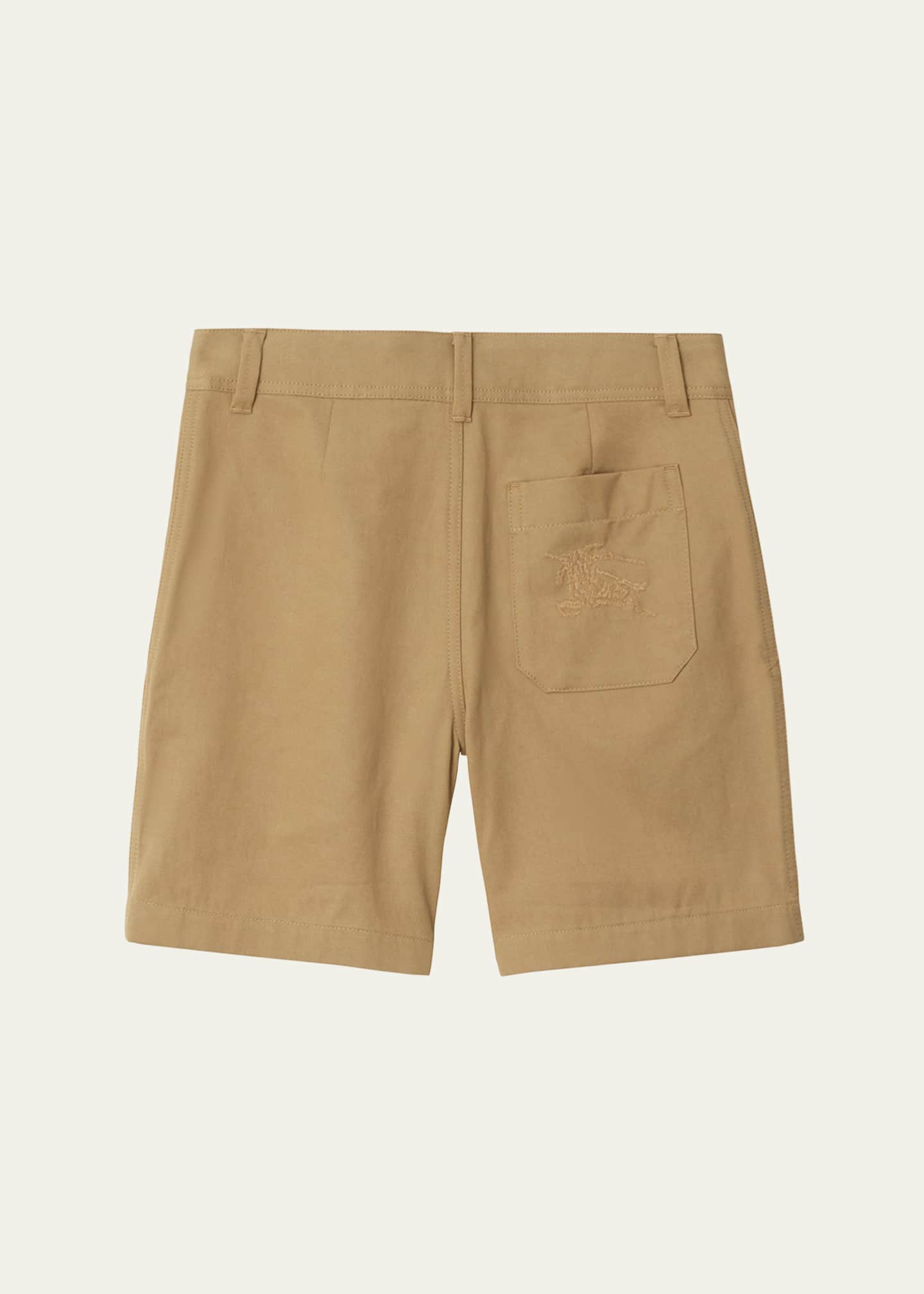 Burberry Boy's Oscar Embroidered EKD Shorts, Size 3-14 Image 2 of 3