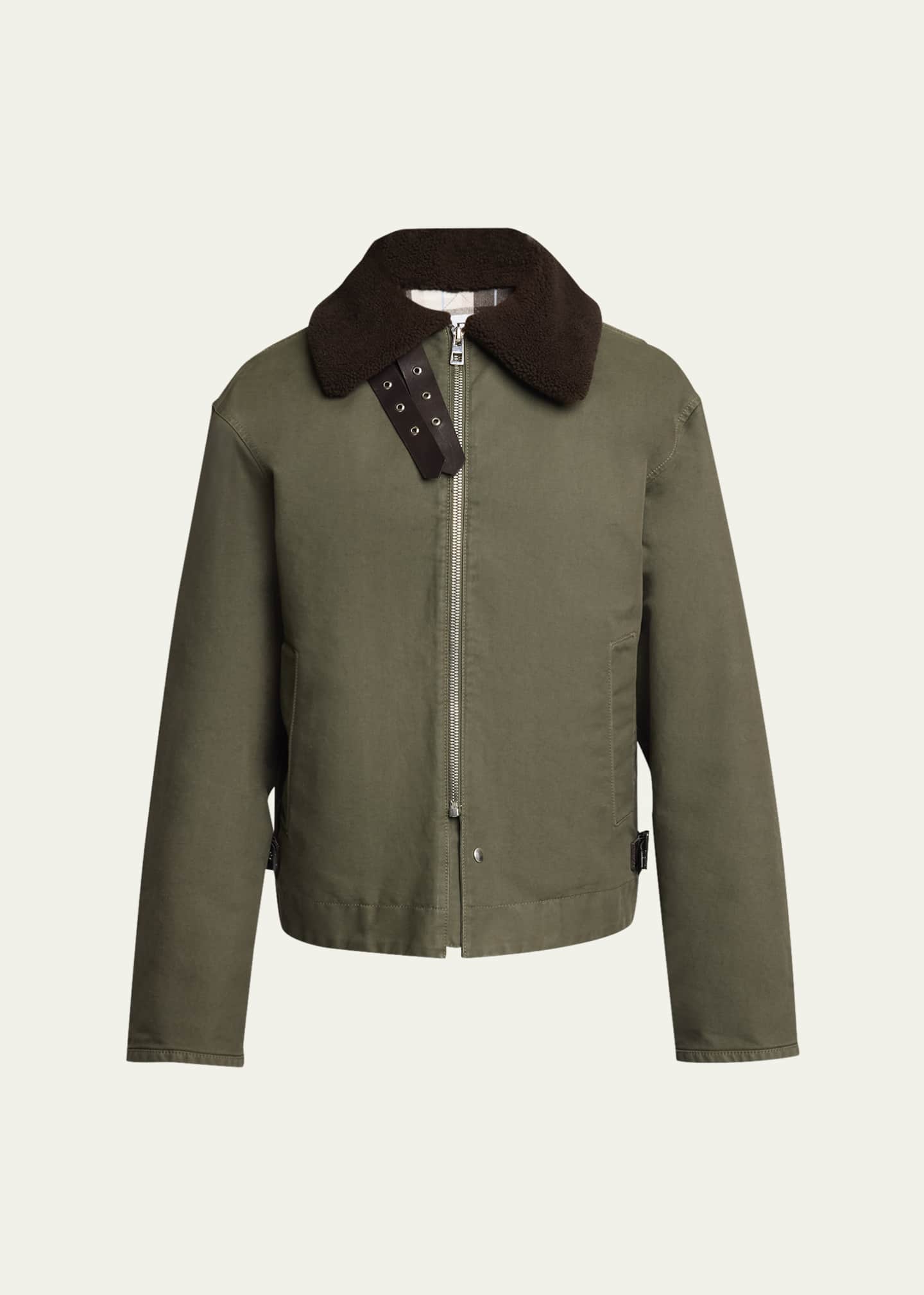Cotton collar jacket online