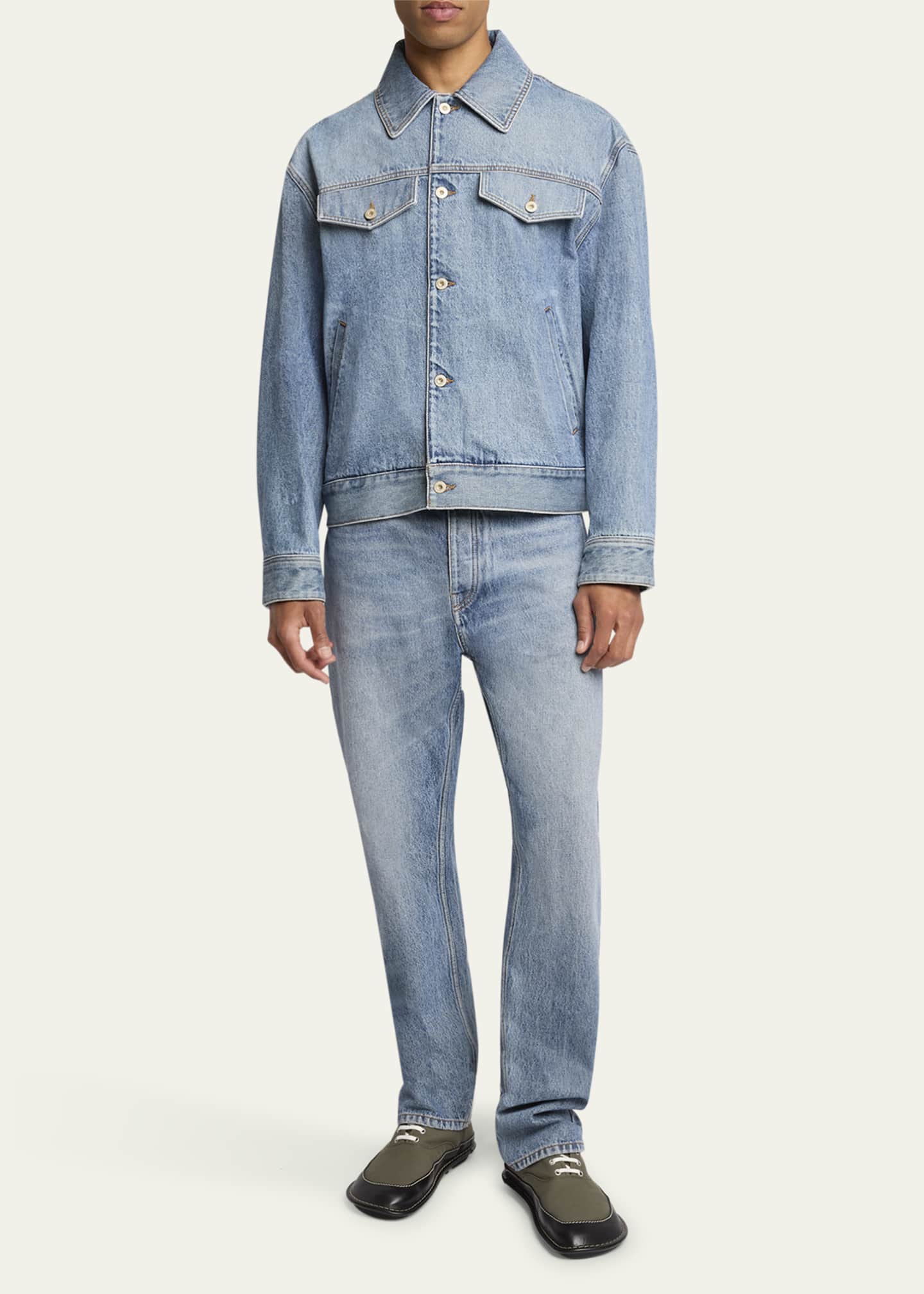 Loewe Men's Jeans with Leather Patch Image 2 of 5