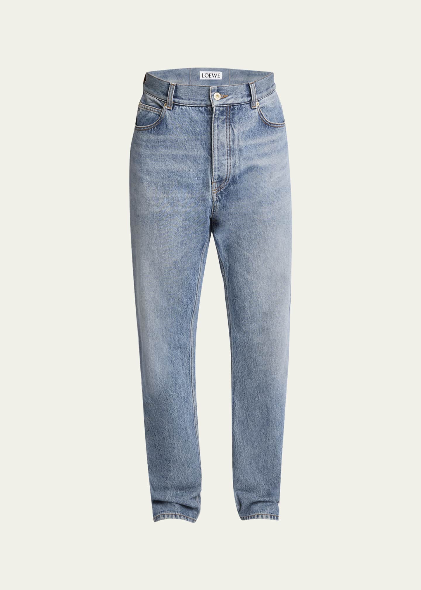 Loewe Men's Jeans with Leather Patch Image 1 of 5