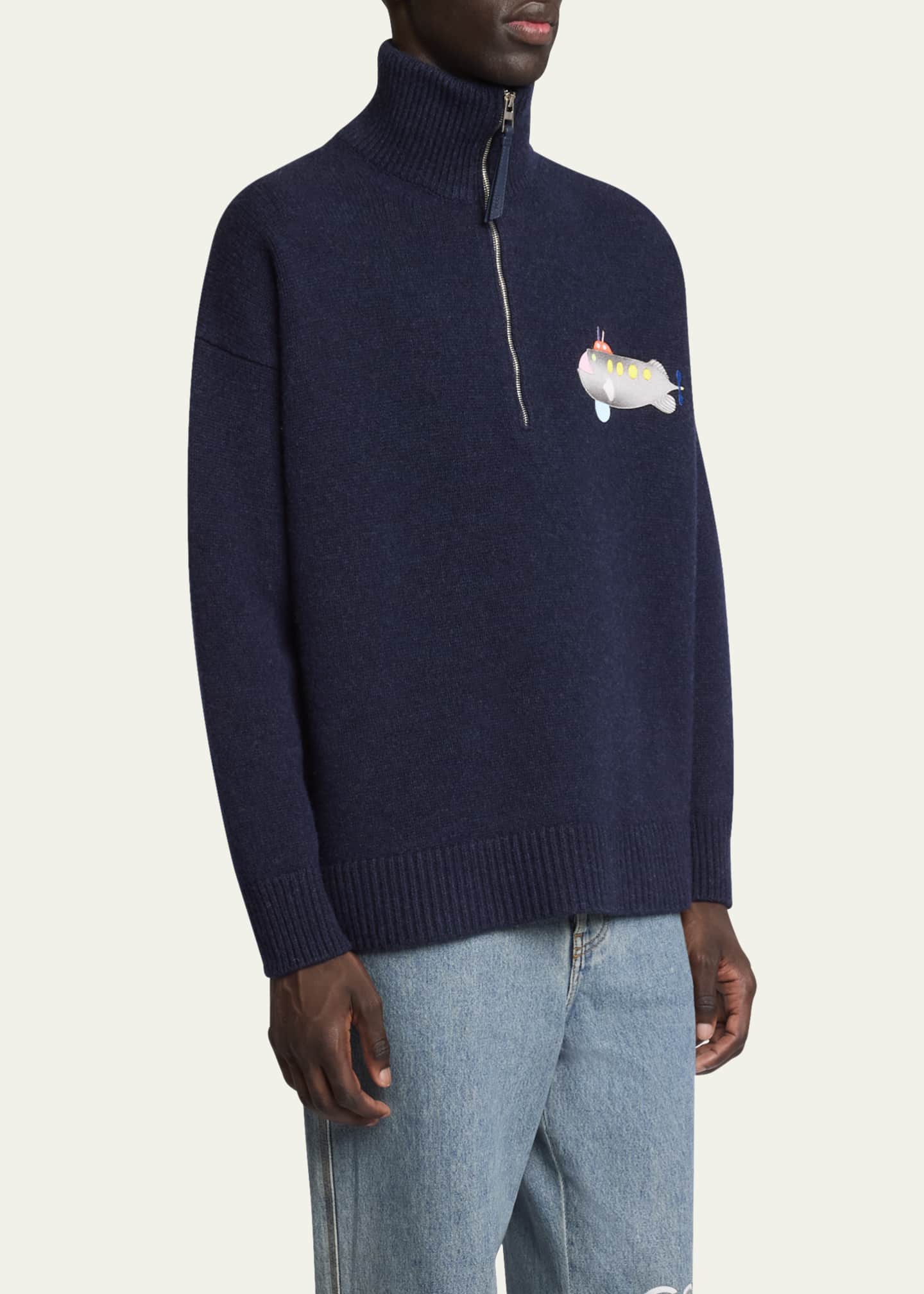 未使用に近い】ロエベ Suna Fujita コラボ ウール✖️アルパカニット