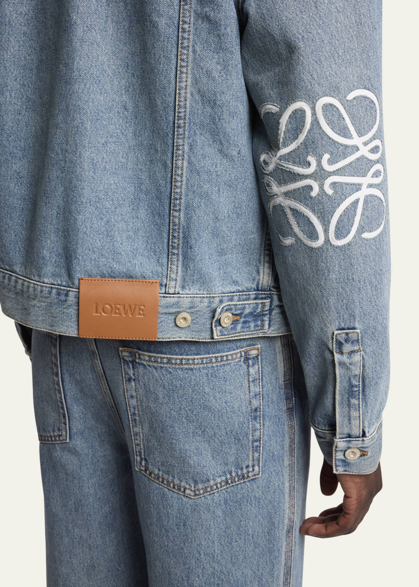 ジャケット・アウター LOEWE Slit-elbow wool-blend twill blazer ジャケット・アウター LOEWE Slit-elbow wool-blend twill blazer