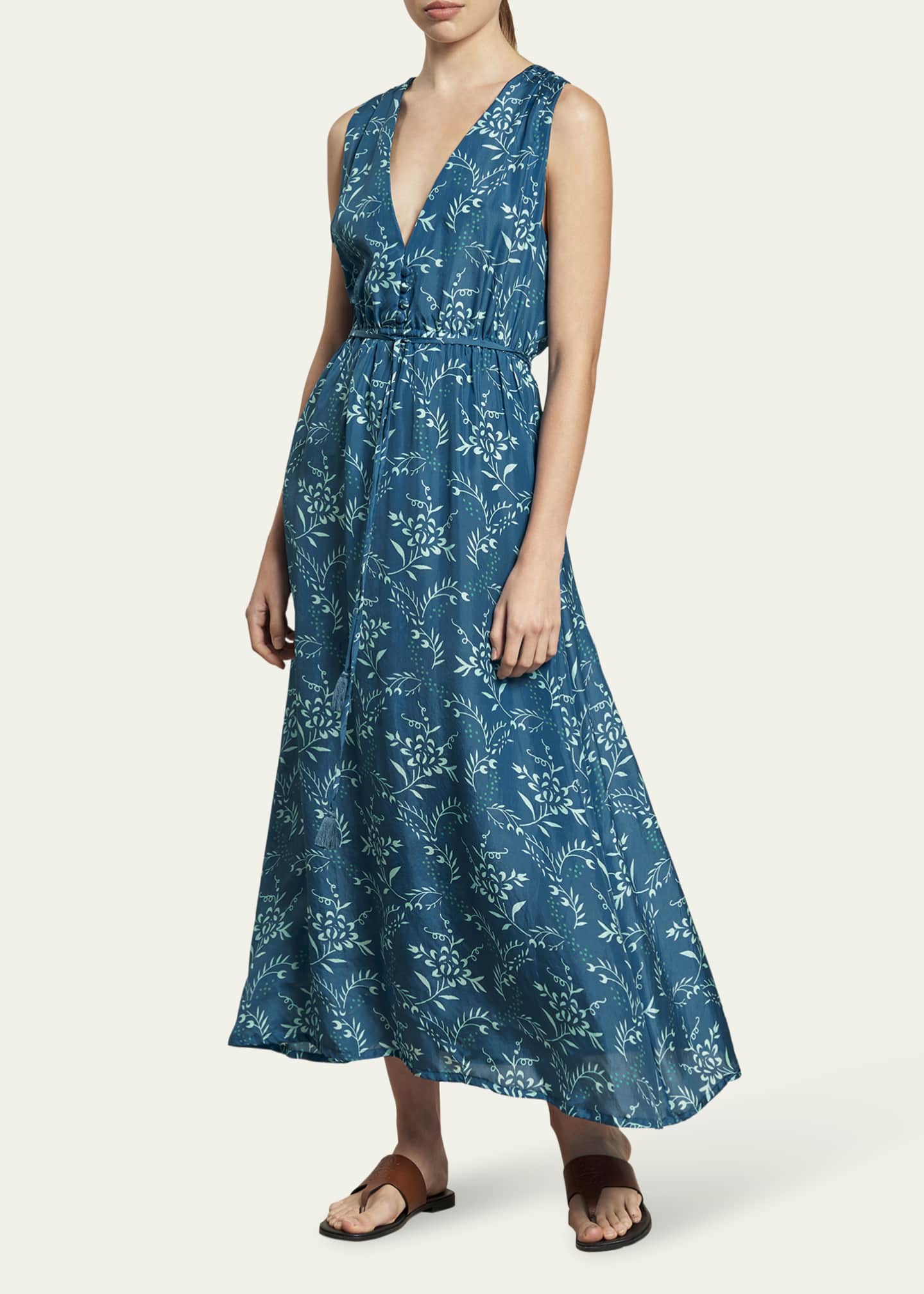 Hannah Artwear Claudia Draped Midi Dress Image 4 of 5