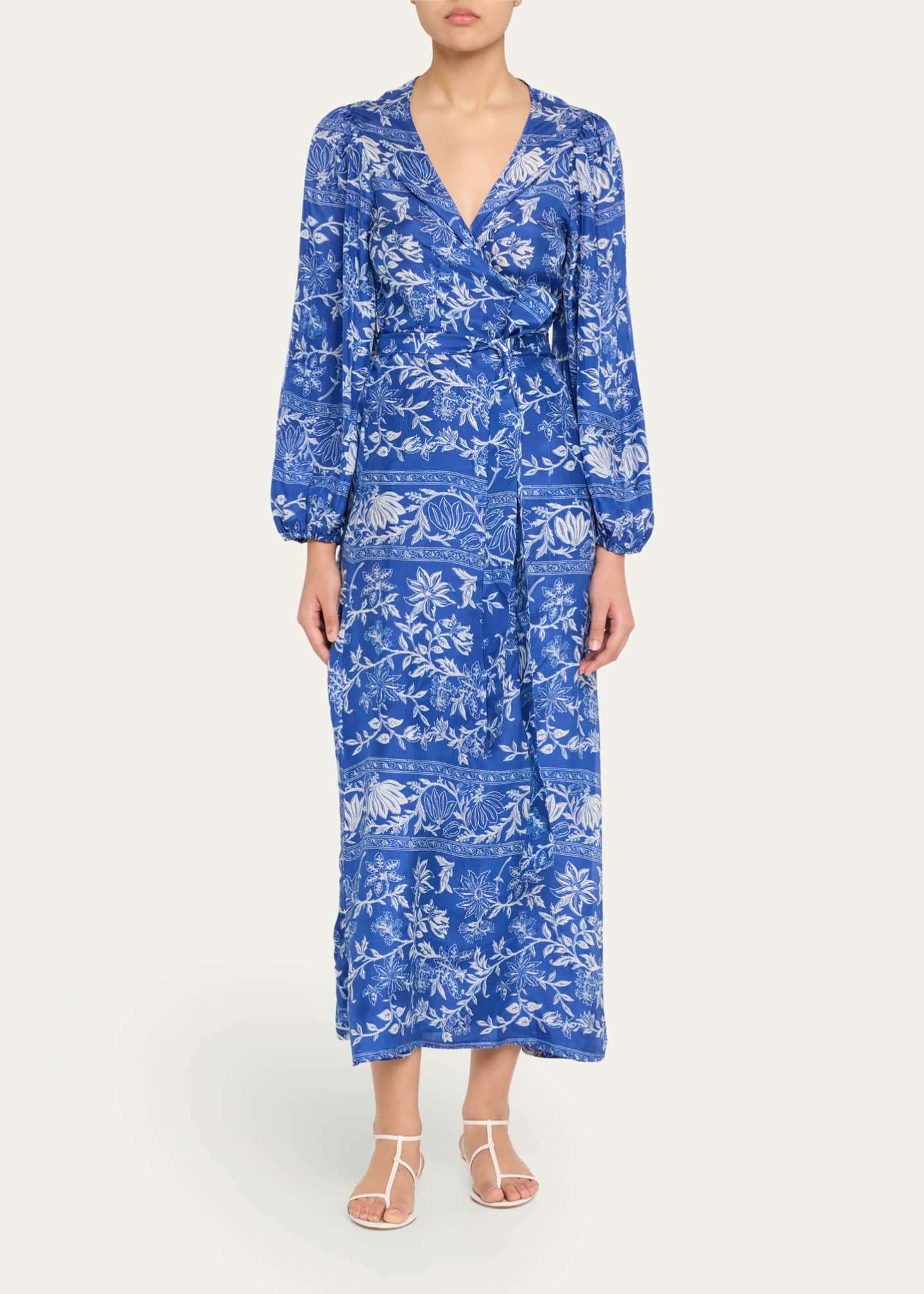 Luna Wrap Maxi Dress - Thumbnail 2