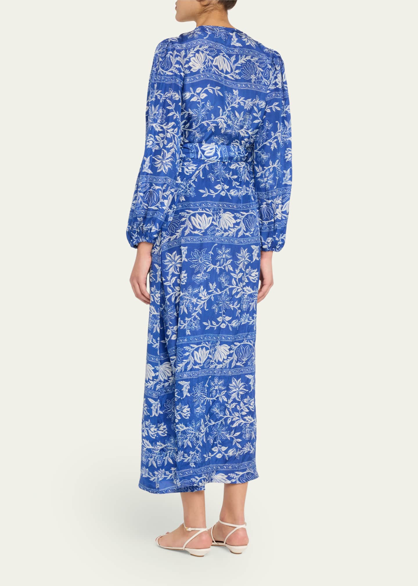 Luna Wrap Maxi Dress - Thumbnail 3