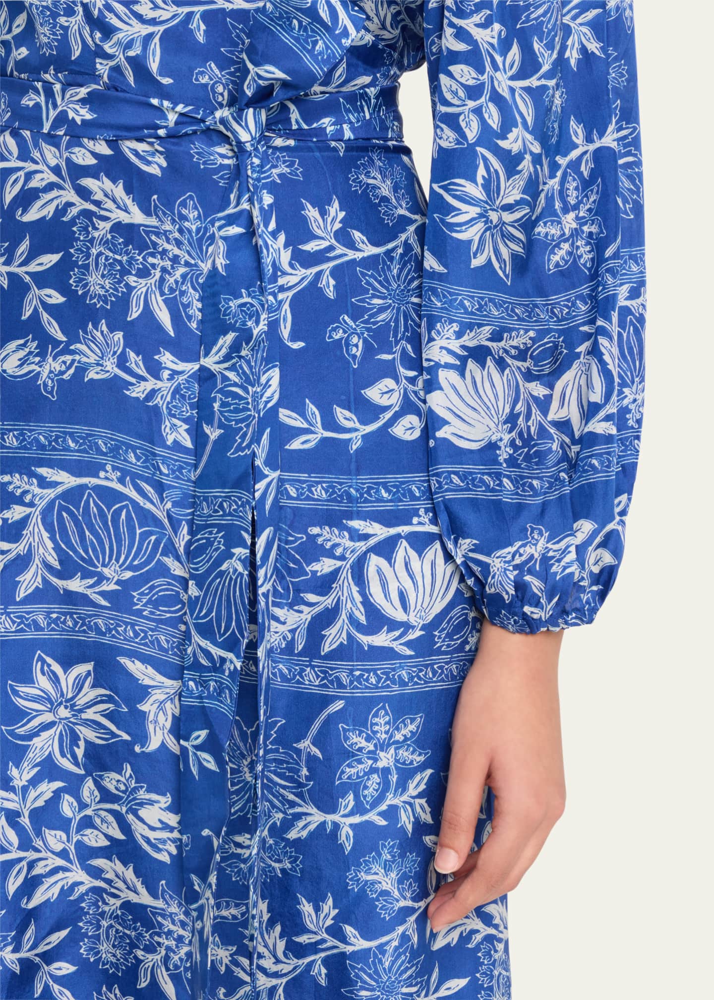 Luna Wrap Maxi Dress - Thumbnail 5