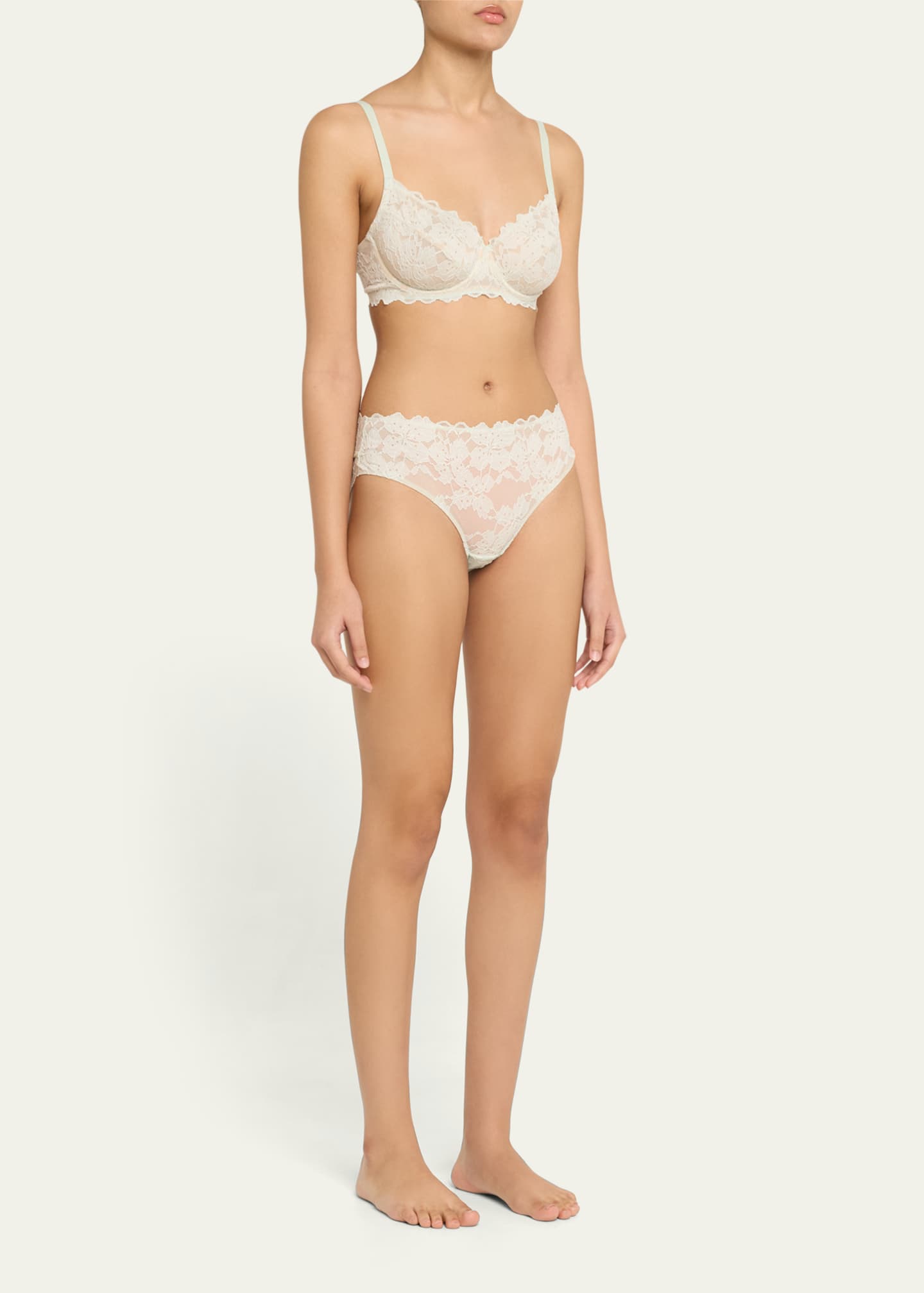 Hanro Anais High-Cut Lace Briefs Image 4 of 5