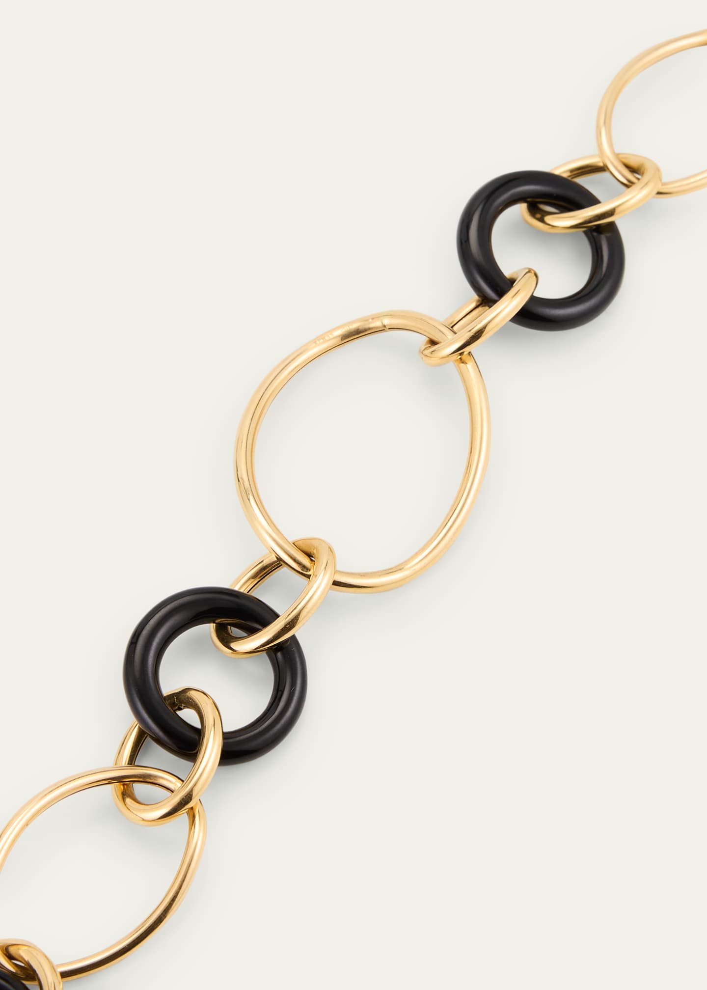 FARAONE MENNELLA by R.F.M.A.S. 18K Yellow Gold and Black Onyx Stella Bracelet Image 2 of 2