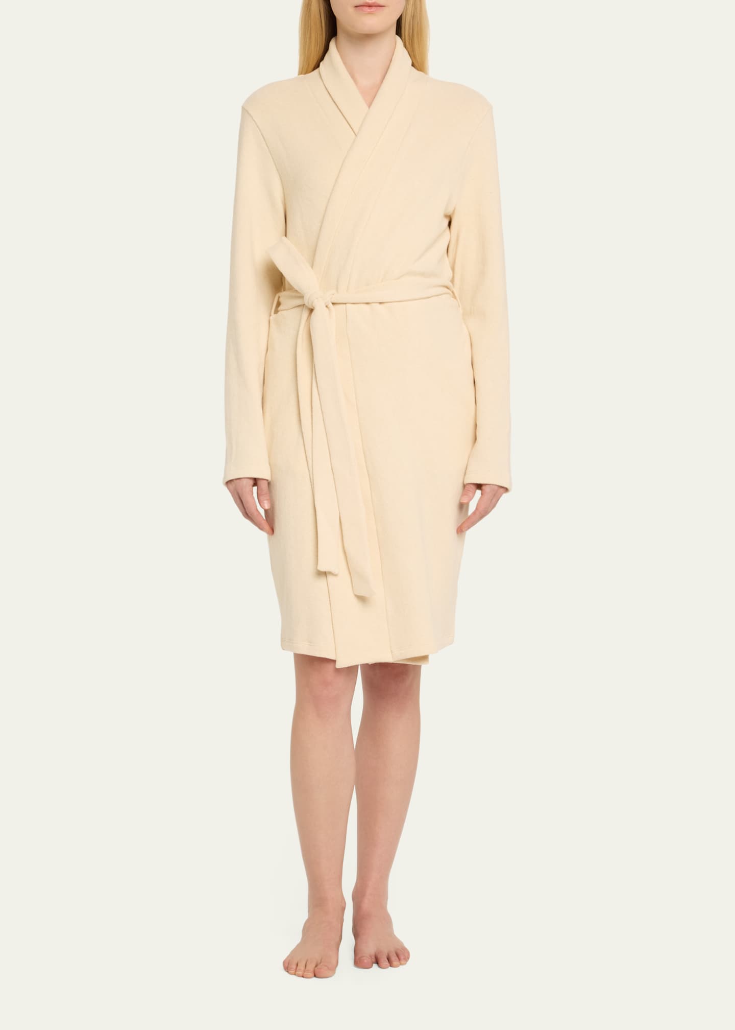 Hanro Shawl-Collar Jersey Robe Image 2 of 4