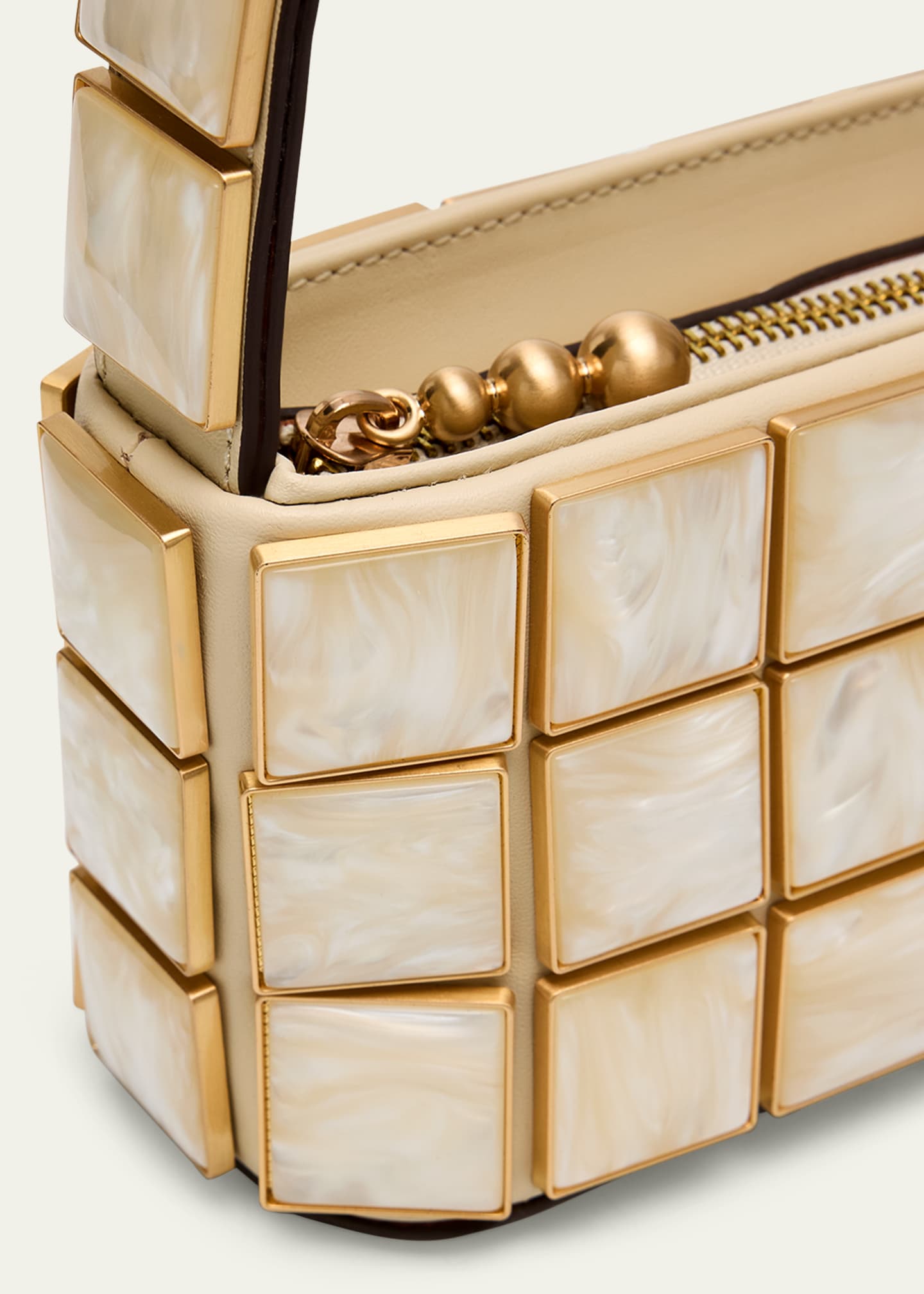 Cult Gaia Romy Geometric Acrylic Shoulder Bag Image 6 of 6