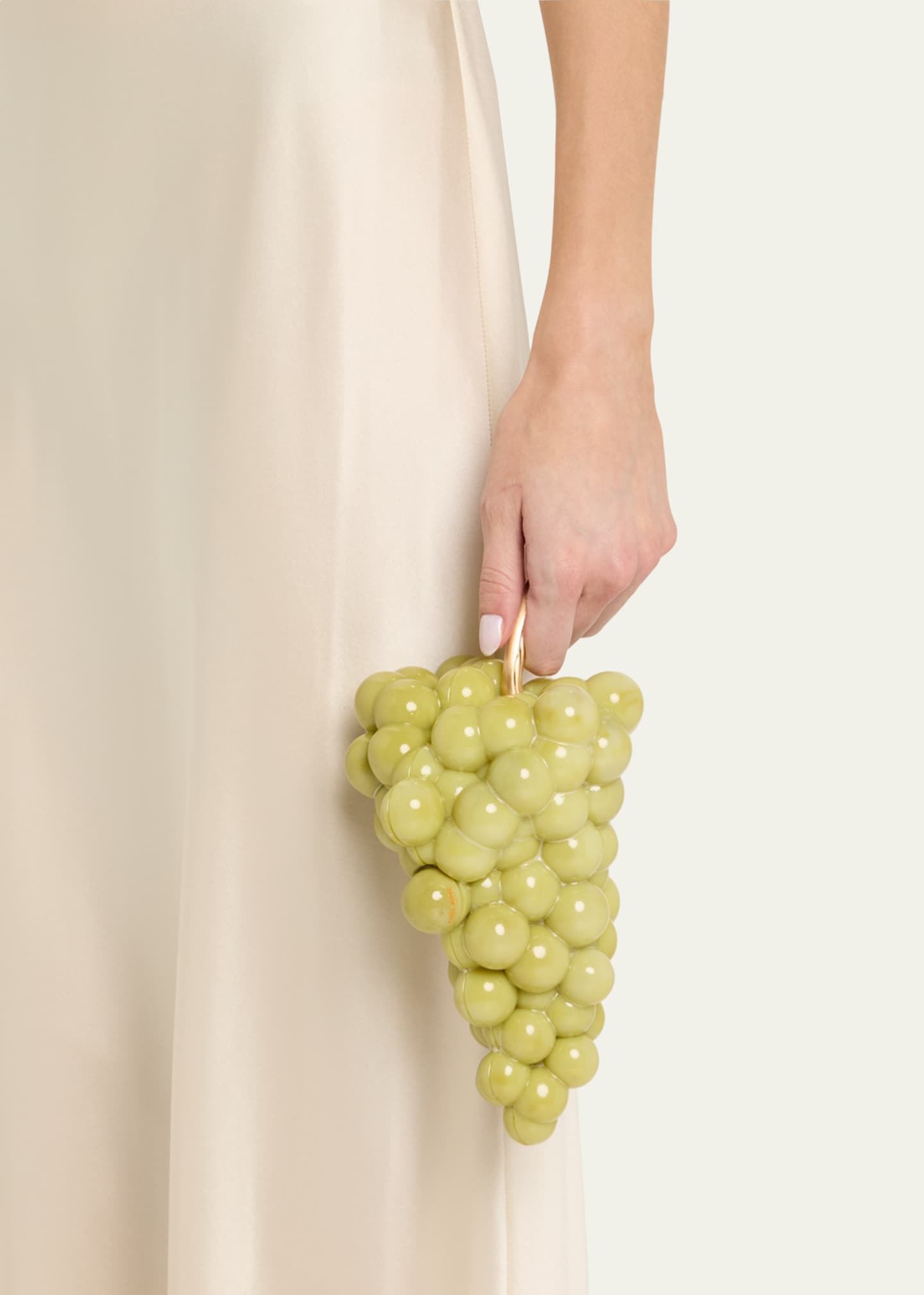 Cult Gaia Grape Acrylic Clutch Bag Image 2 of 5