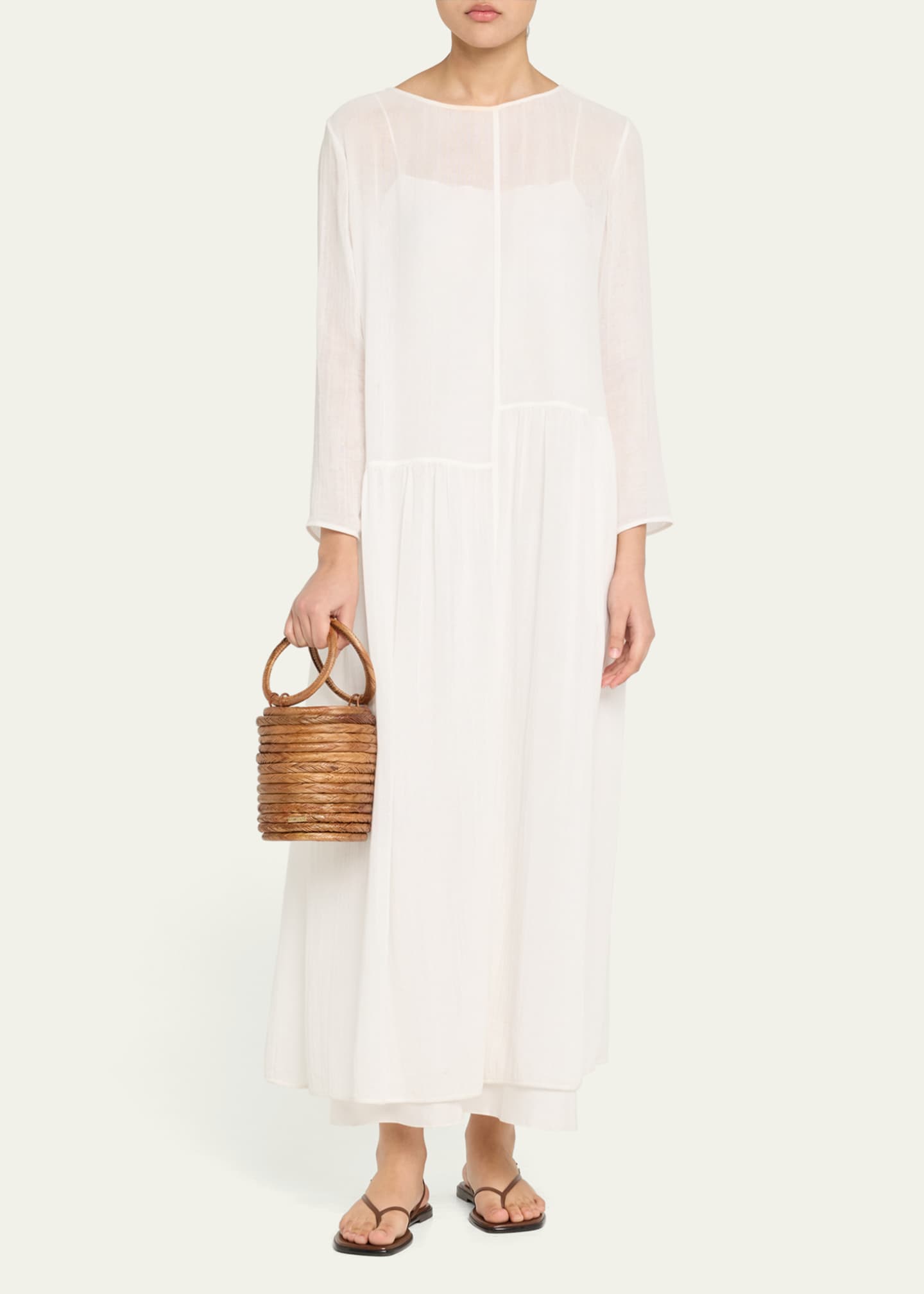 Cult Gaia Yasmina Rattan Ring Top-Handle Bag Image 5 of 6