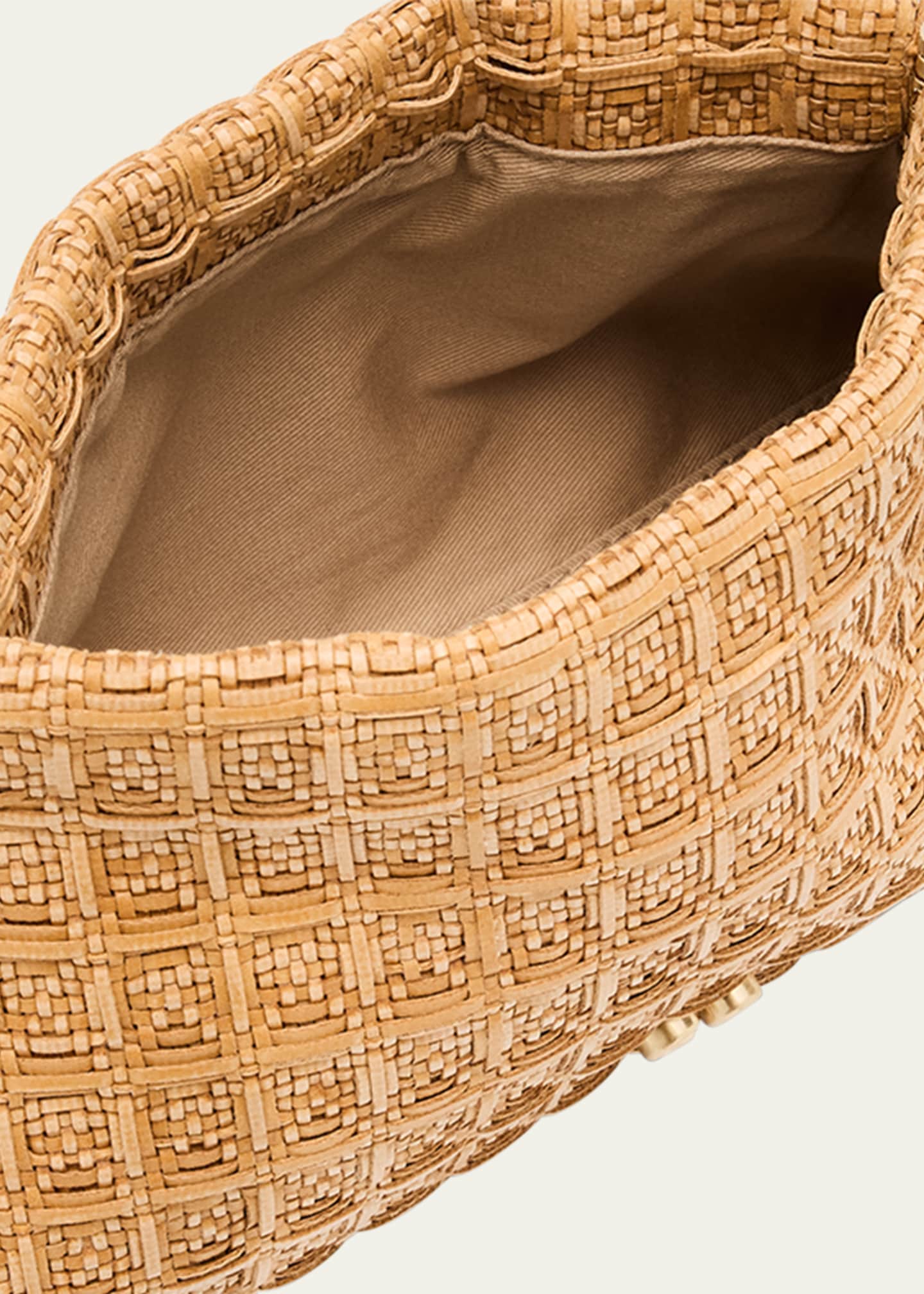 Cult Gaia Lillia Mini Woven Clutch Bag Image 4 of 6