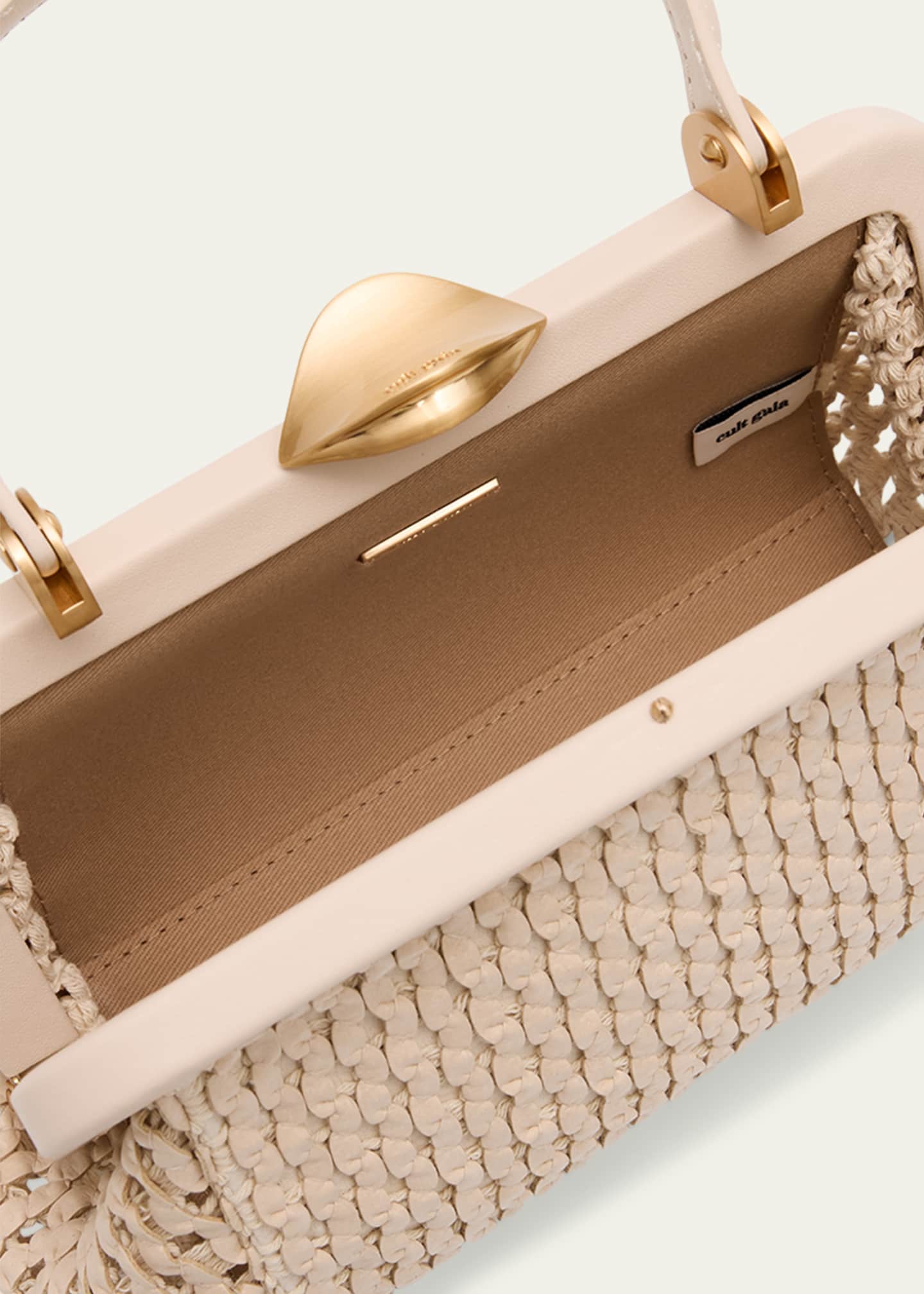 Cult Gaia Zuma Frame Woven Crossbody Bag Image 4 of 6
