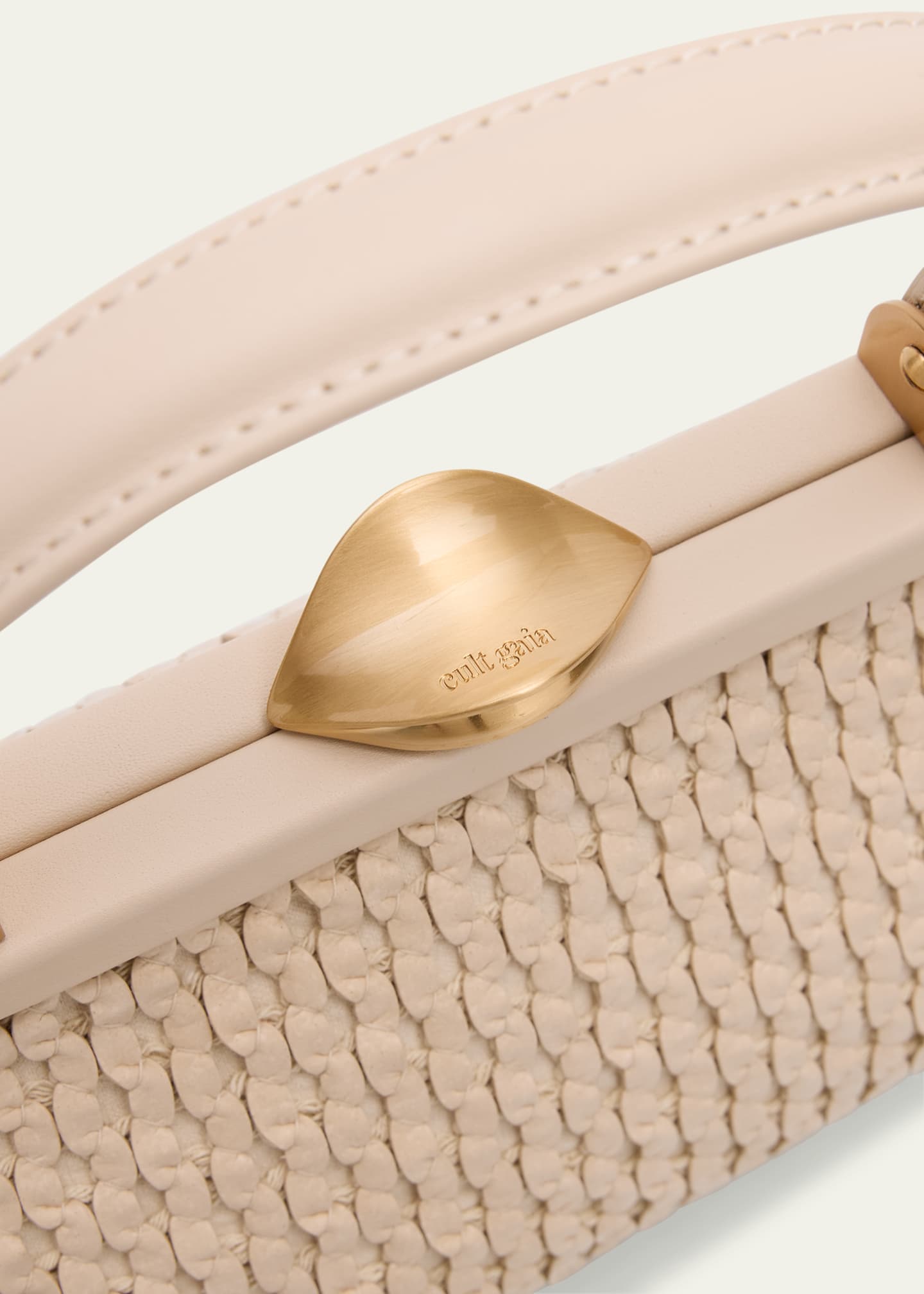 Cult Gaia Zuma Frame Woven Crossbody Bag Image 6 of 6
