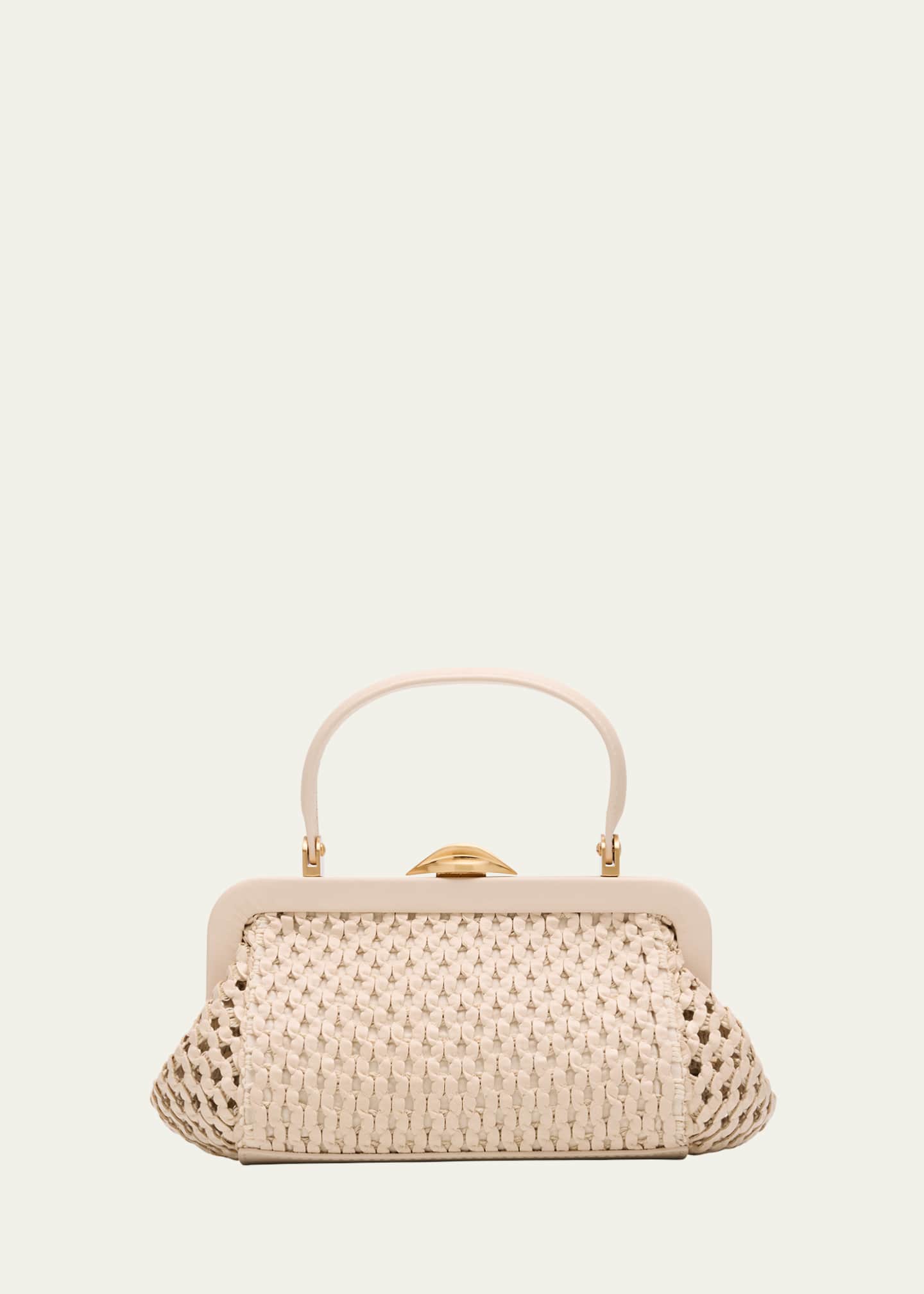 Cult Gaia Zuma Frame Woven Crossbody Bag Image 1 of 6