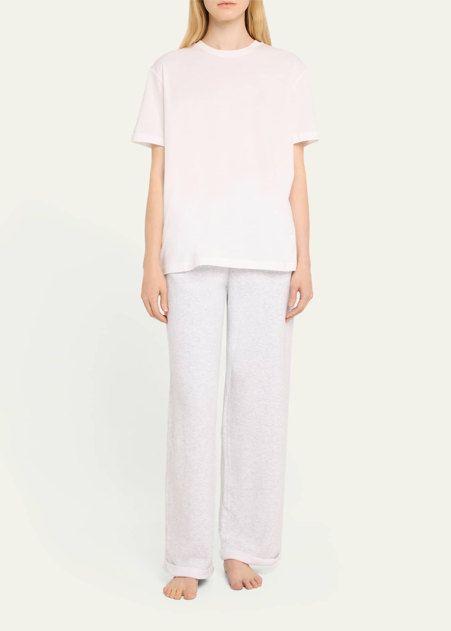 SKIMS Relaxed Tees Oversized Long T-Shirt Image 2 of 5