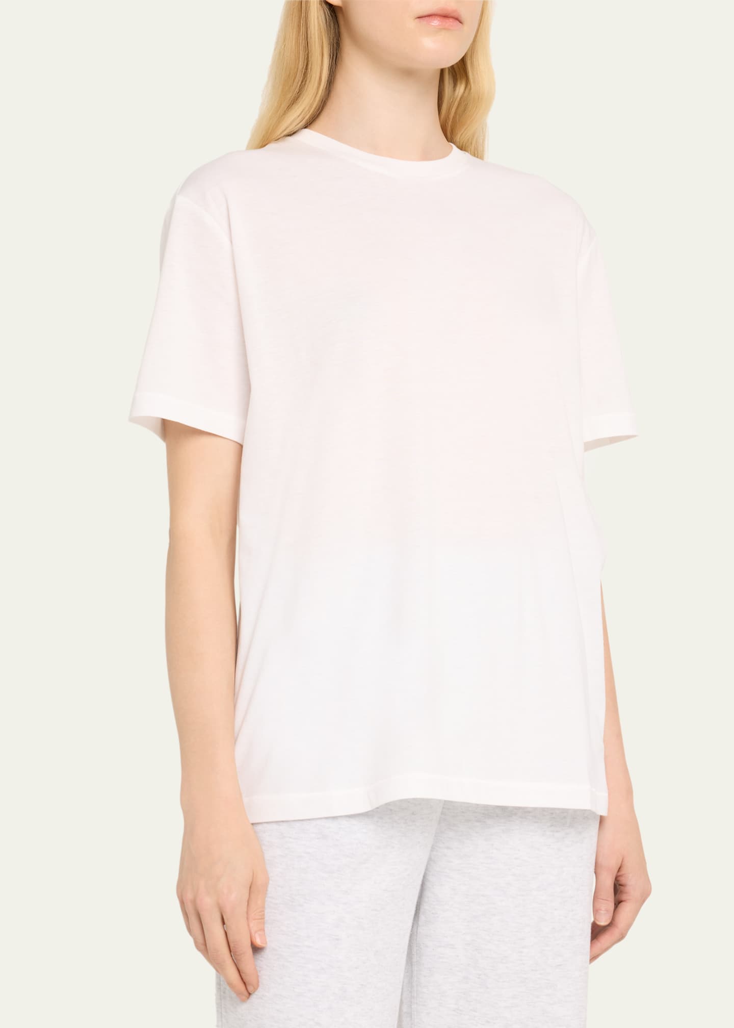 SKIMS Relaxed Tees Oversized Long T-Shirt Image 4 of 5