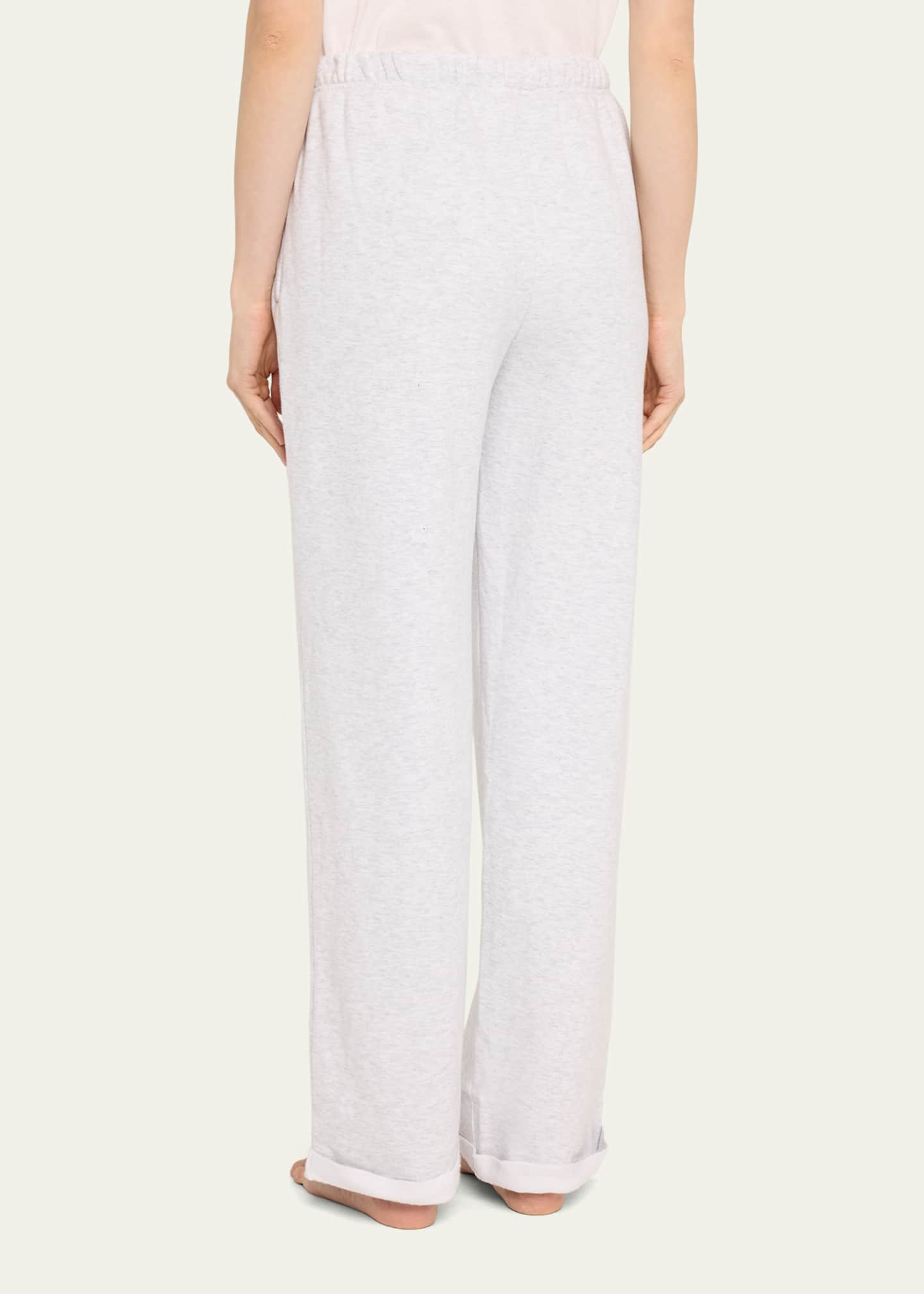 Cotton Fleece Classic Straight-Leg Pants - Thumbnail 3