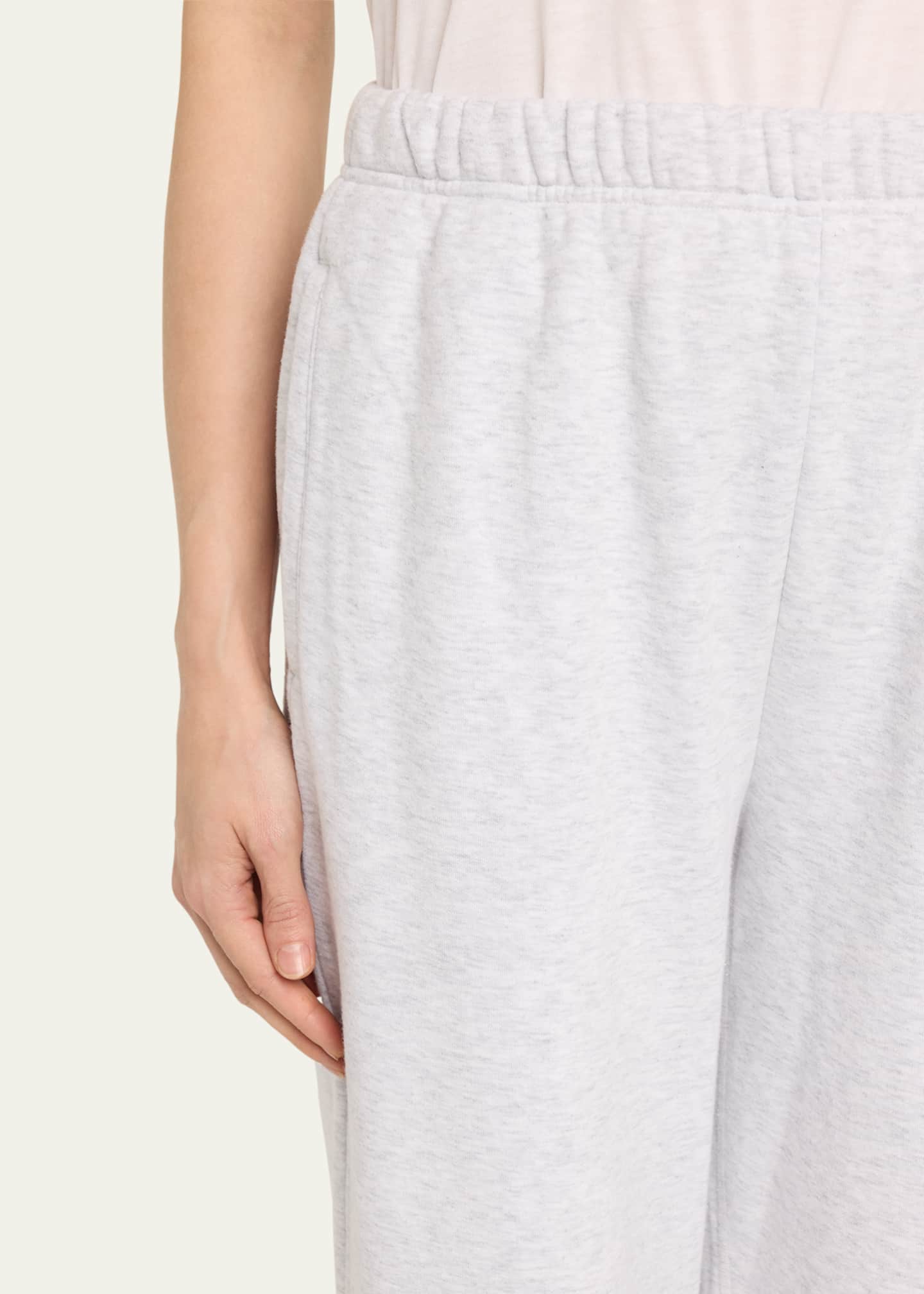 Cotton Fleece Classic Straight-Leg Pants - Thumbnail 5