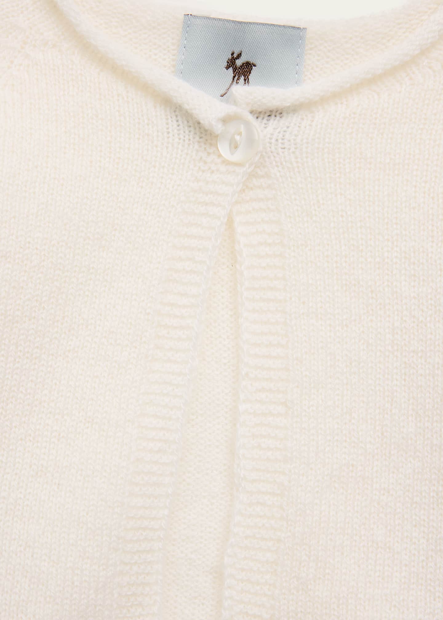 G.H.Hurt & Son Kid's Cashmere Baby Cardigan, Size Newborn Image 3 of 3
